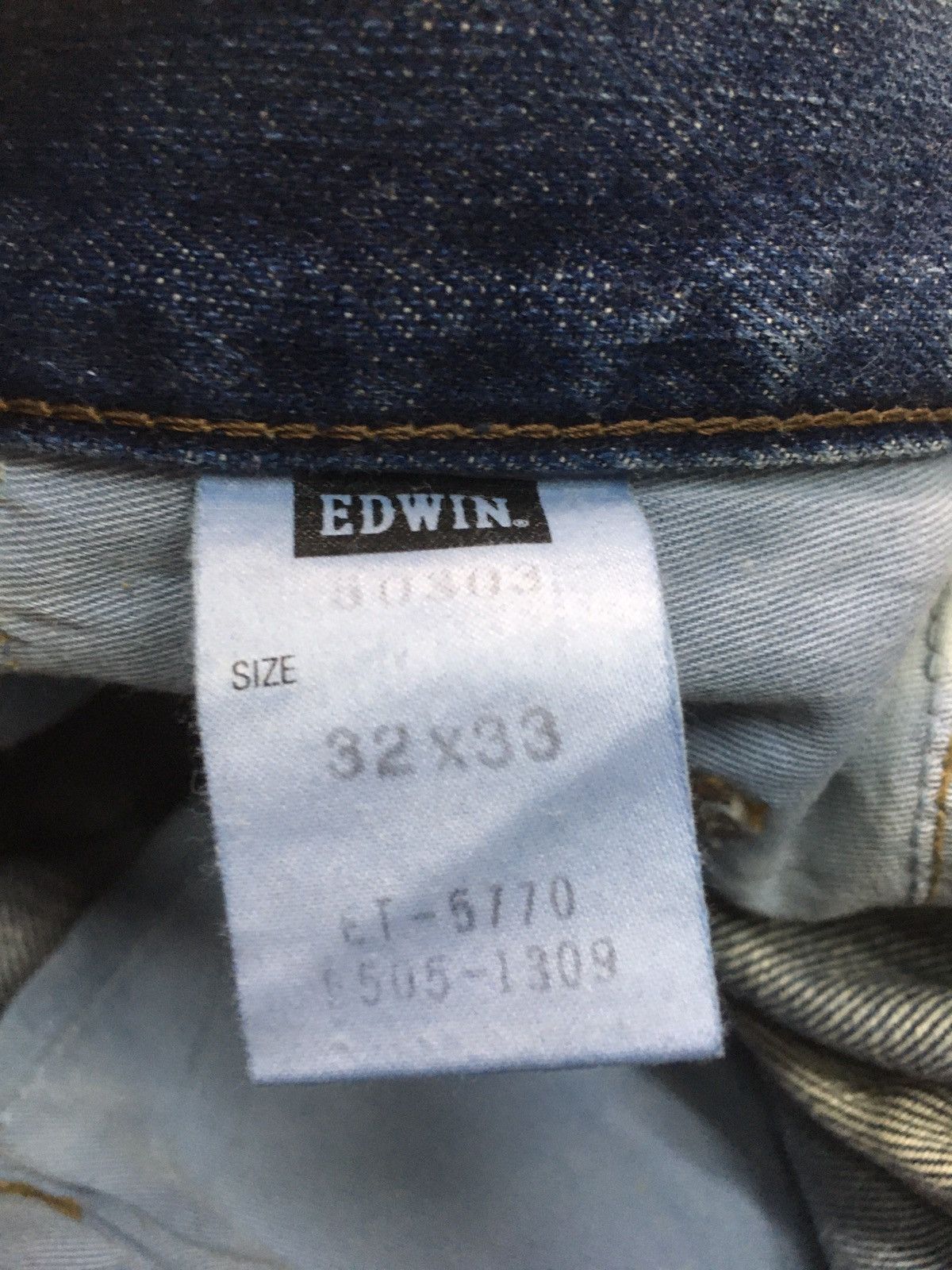 Edwin × Japanese Brand × Vintage Vintage Edwin no 503 distressed jeans japan Size US 31 - 13 Thumbnail
