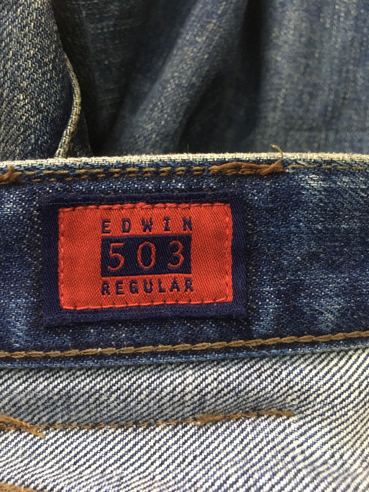 Edwin × Japanese Brand × Vintage Vintage Edwin no 503 distressed jeans japan Size US 31 - 15 Thumbnail