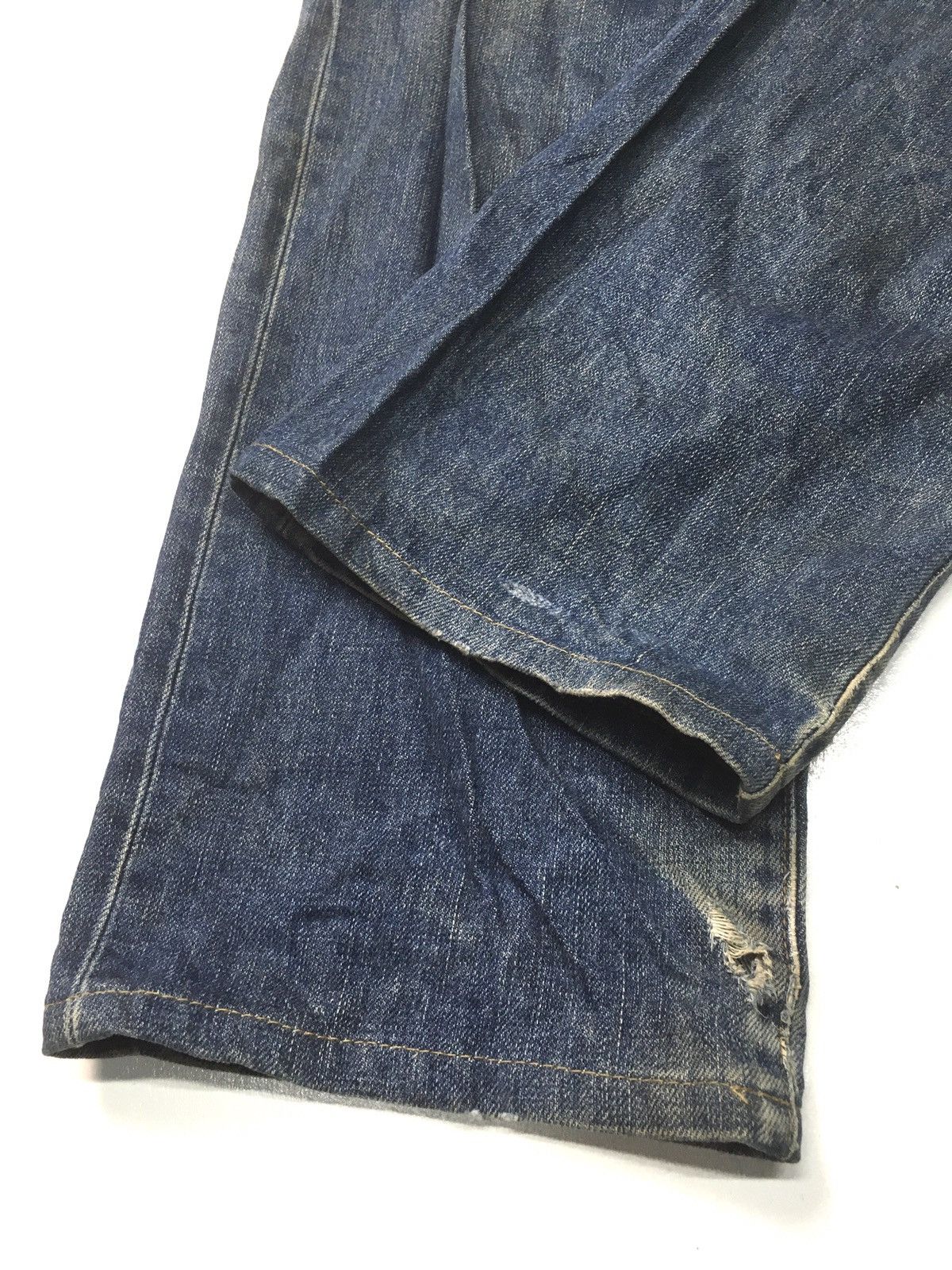 Edwin × Japanese Brand × Vintage Vintage Edwin no 503 distressed jeans japan Size US 31 - 12 Thumbnail