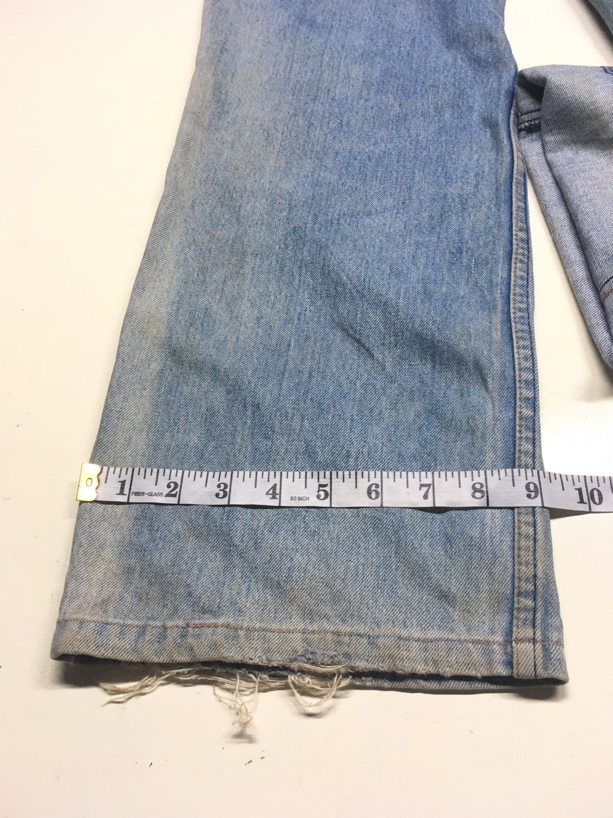Levi's × Vintage Vintage 80s Levi’s lot 505-0217 distressed denim Size US 36 / EU 52 - 9 Thumbnail