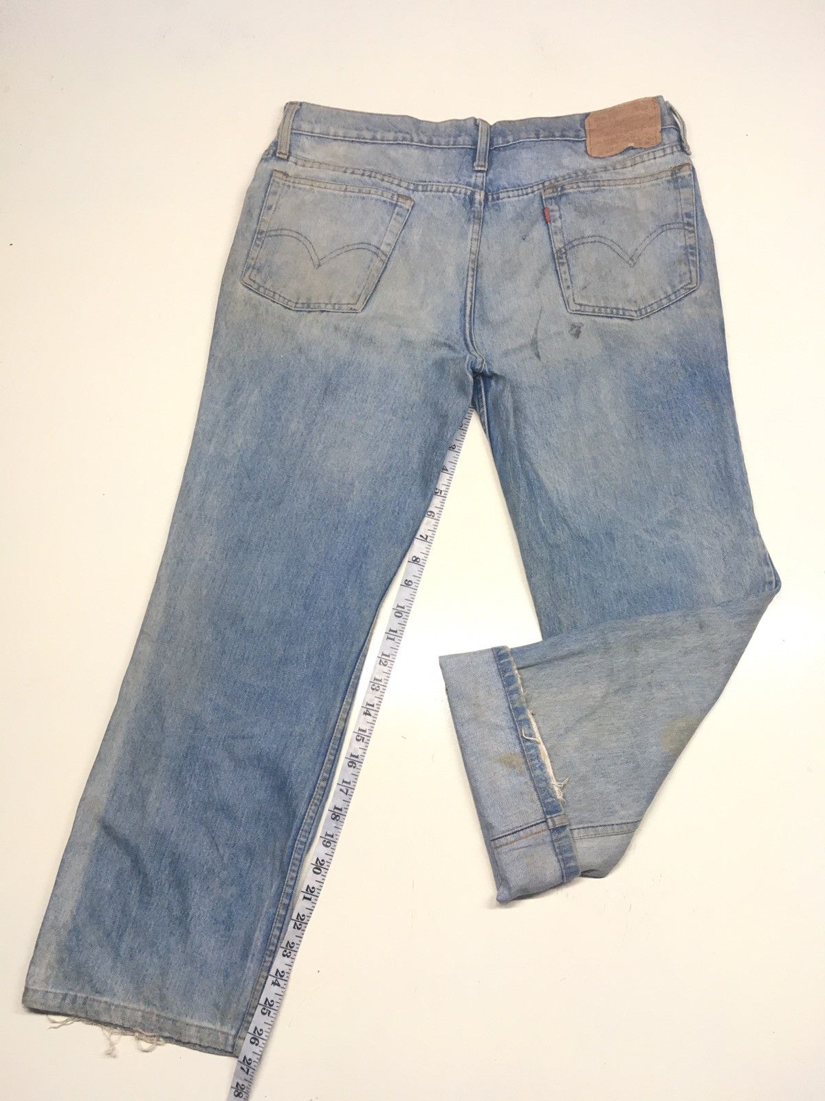 Levi's × Vintage Vintage 80s Levi’s lot 505-0217 distressed denim Size US 36 / EU 52 - 3 Thumbnail