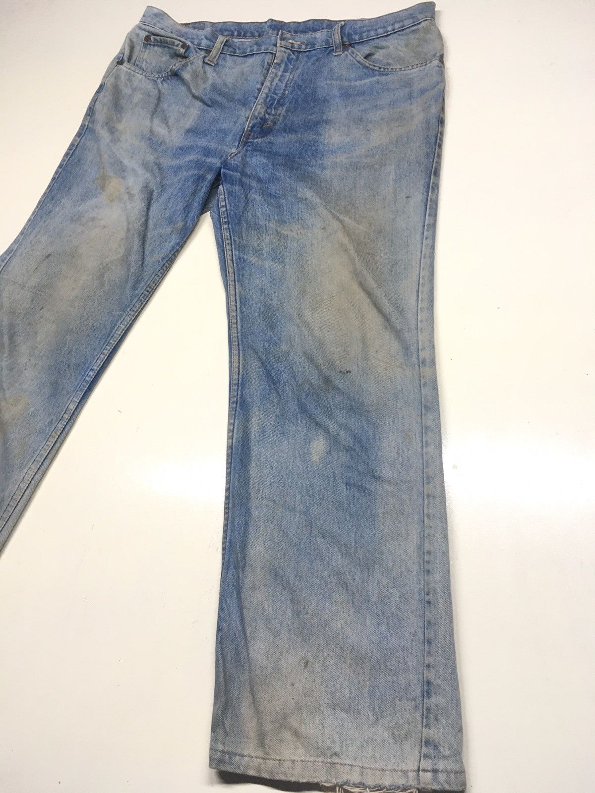 Levi's × Vintage Vintage 80s Levi’s lot 505-0217 distressed denim Size US 36 / EU 52 - 8 Thumbnail