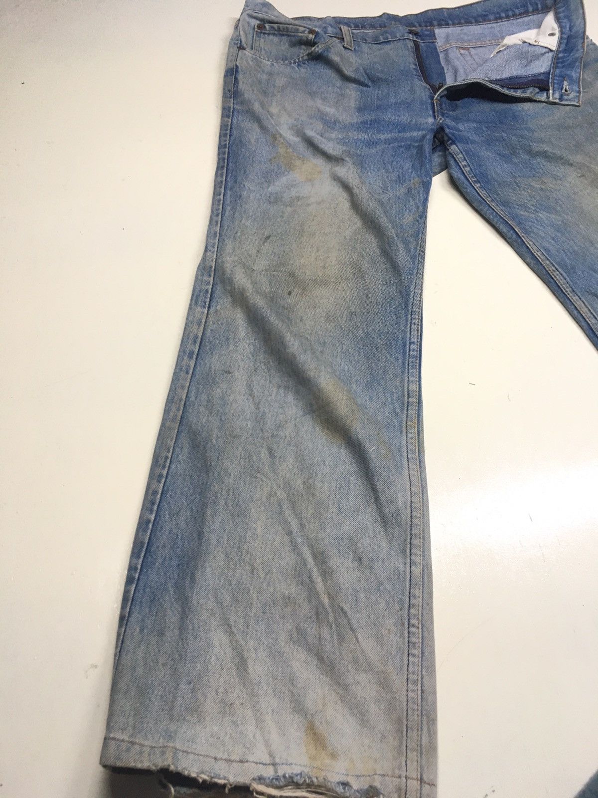 Levi's × Vintage Vintage 80s Levi’s lot 505-0217 distressed denim Size US 36 / EU 52 - 7 Thumbnail