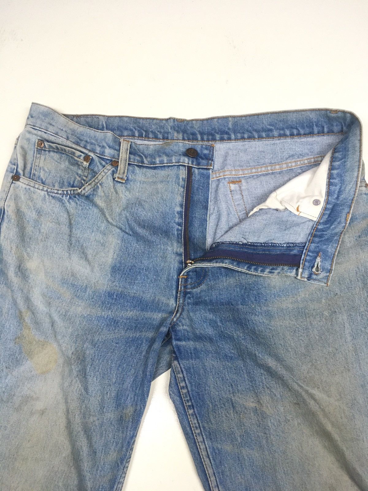 Levi's × Vintage Vintage 80s Levi’s lot 505-0217 distressed denim Size US 36 / EU 52 - 4 Thumbnail