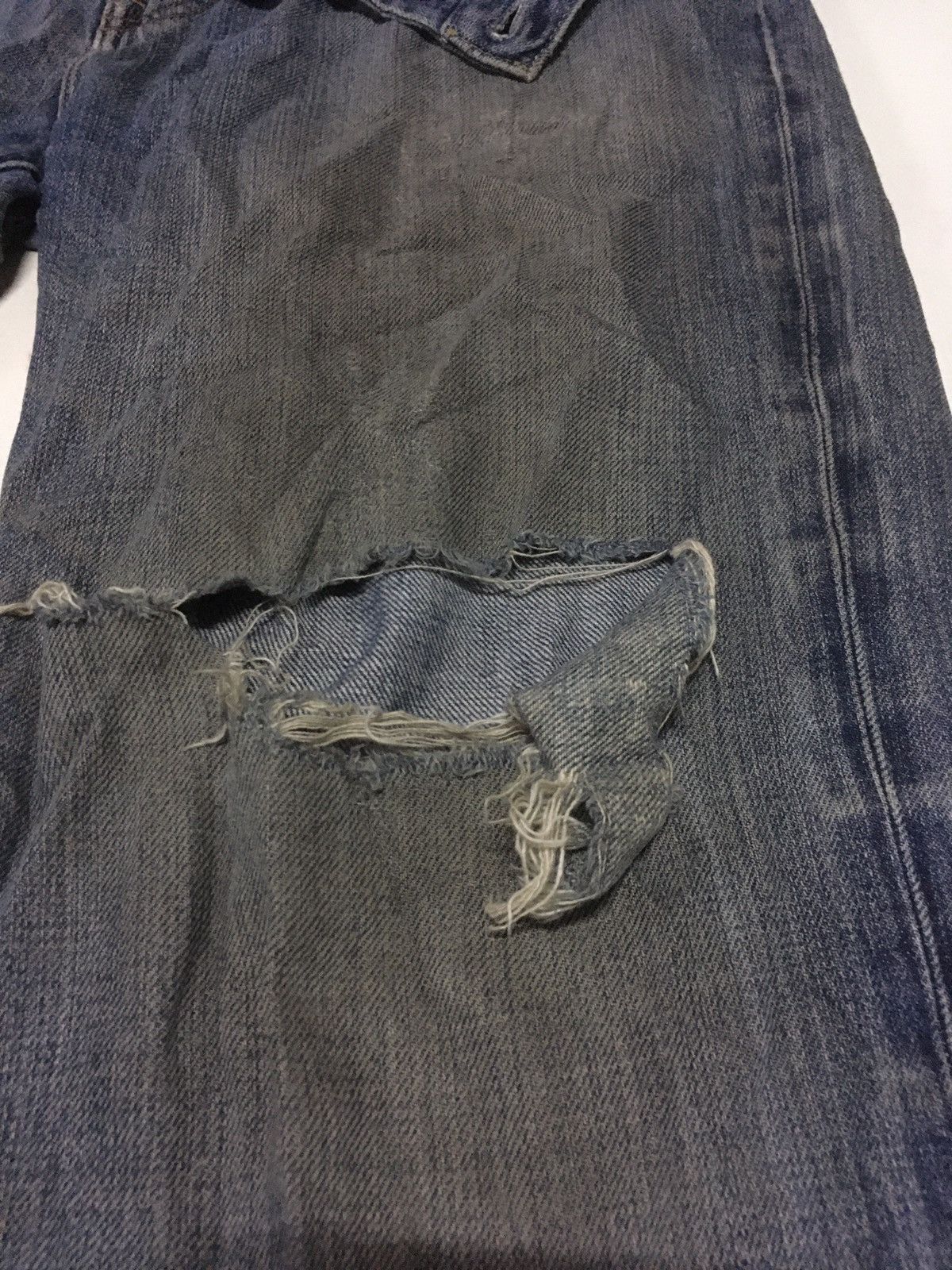 Gap × Vintage Vintage gap distressed jeans Size US 36 / EU 52 - 10 Thumbnail