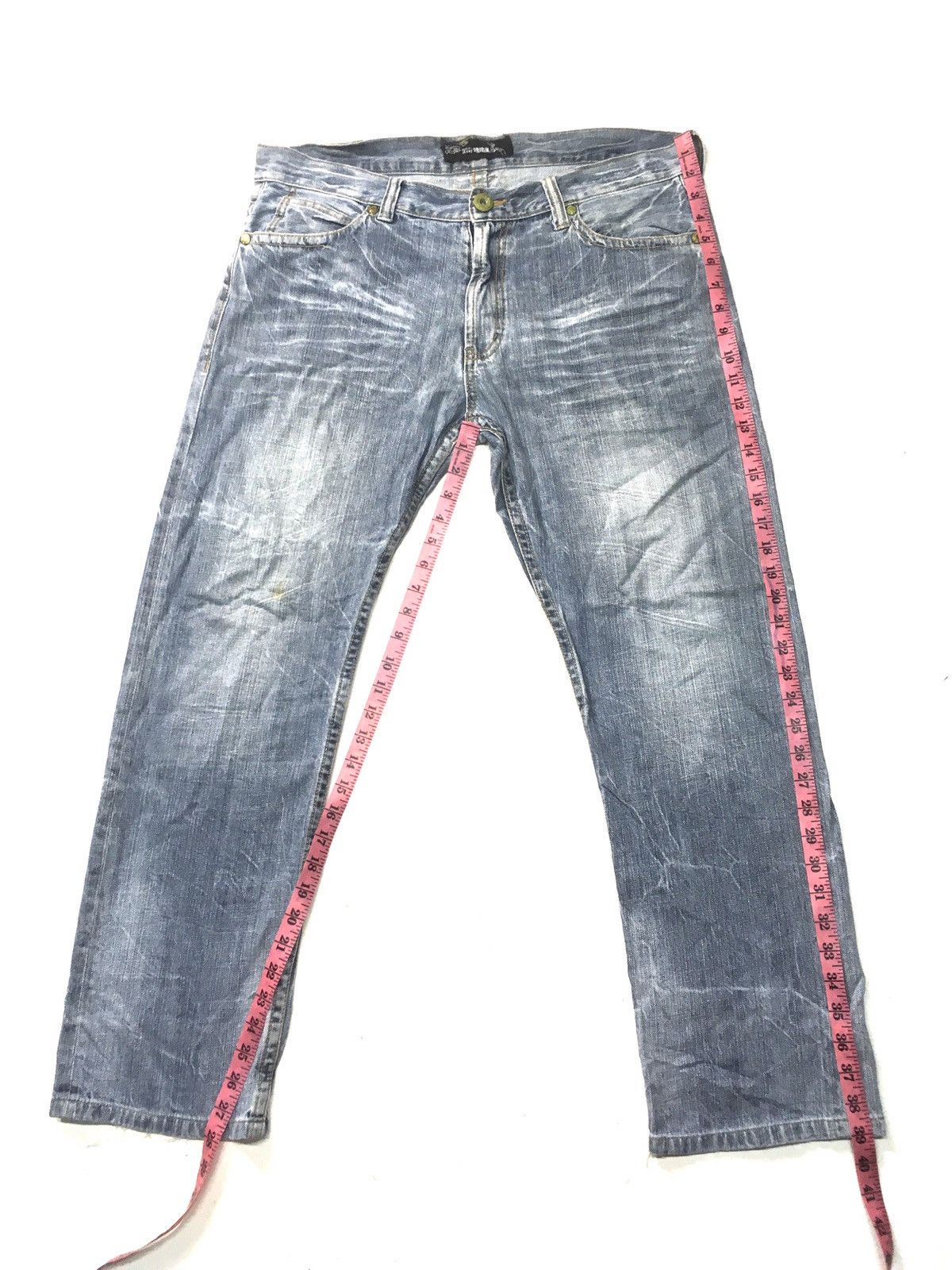 Japanese Brand × Vintage Vintage oririn distressed denim japan Size US 37 - 2 Thumbnail