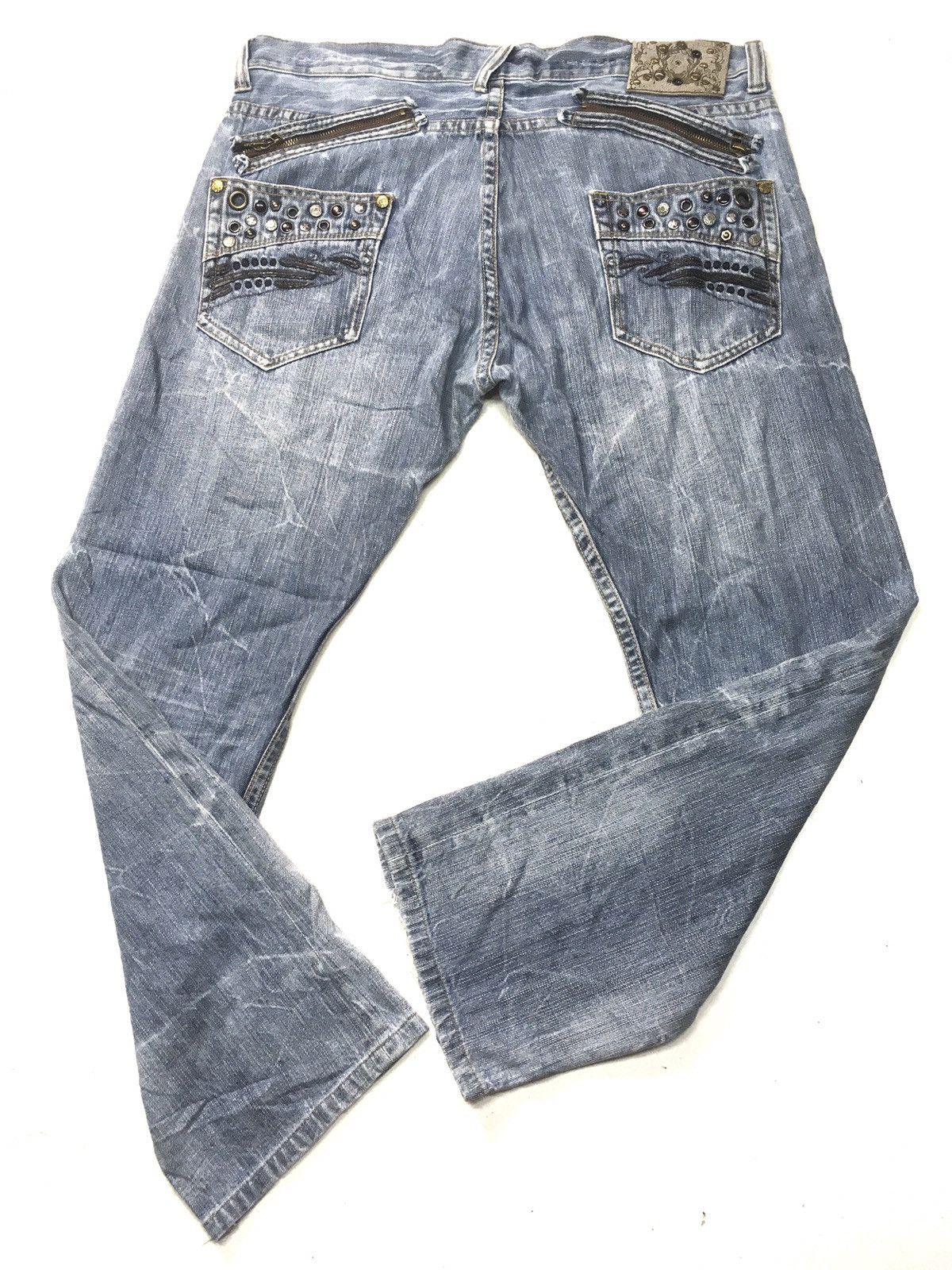 Japanese Brand × Vintage Vintage oririn distressed denim japan Size US 37 - 5 Thumbnail