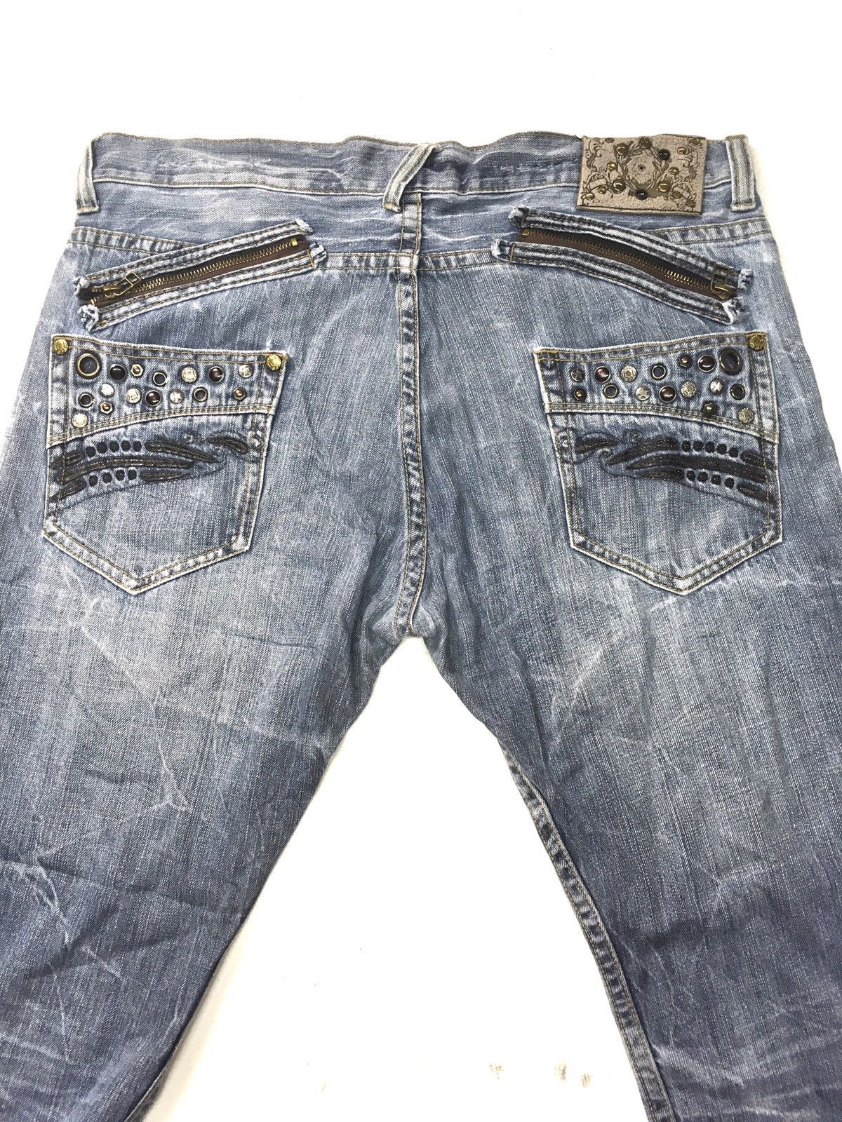 Japanese Brand × Vintage Vintage oririn distressed denim japan Size US 37 - 8 Thumbnail