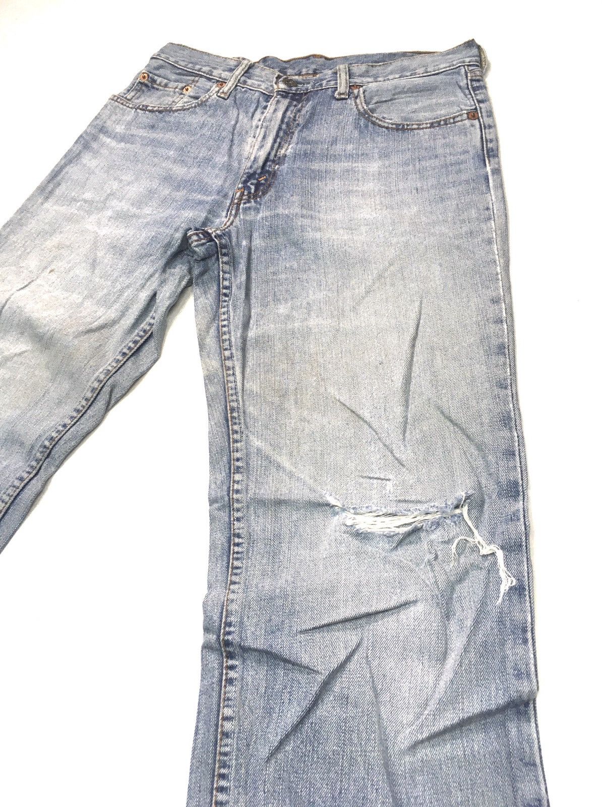 Levi's × Vintage Vintage Levi’s lot 502 blue wash distressed denim Size US 30 / EU 46 - 7 Thumbnail