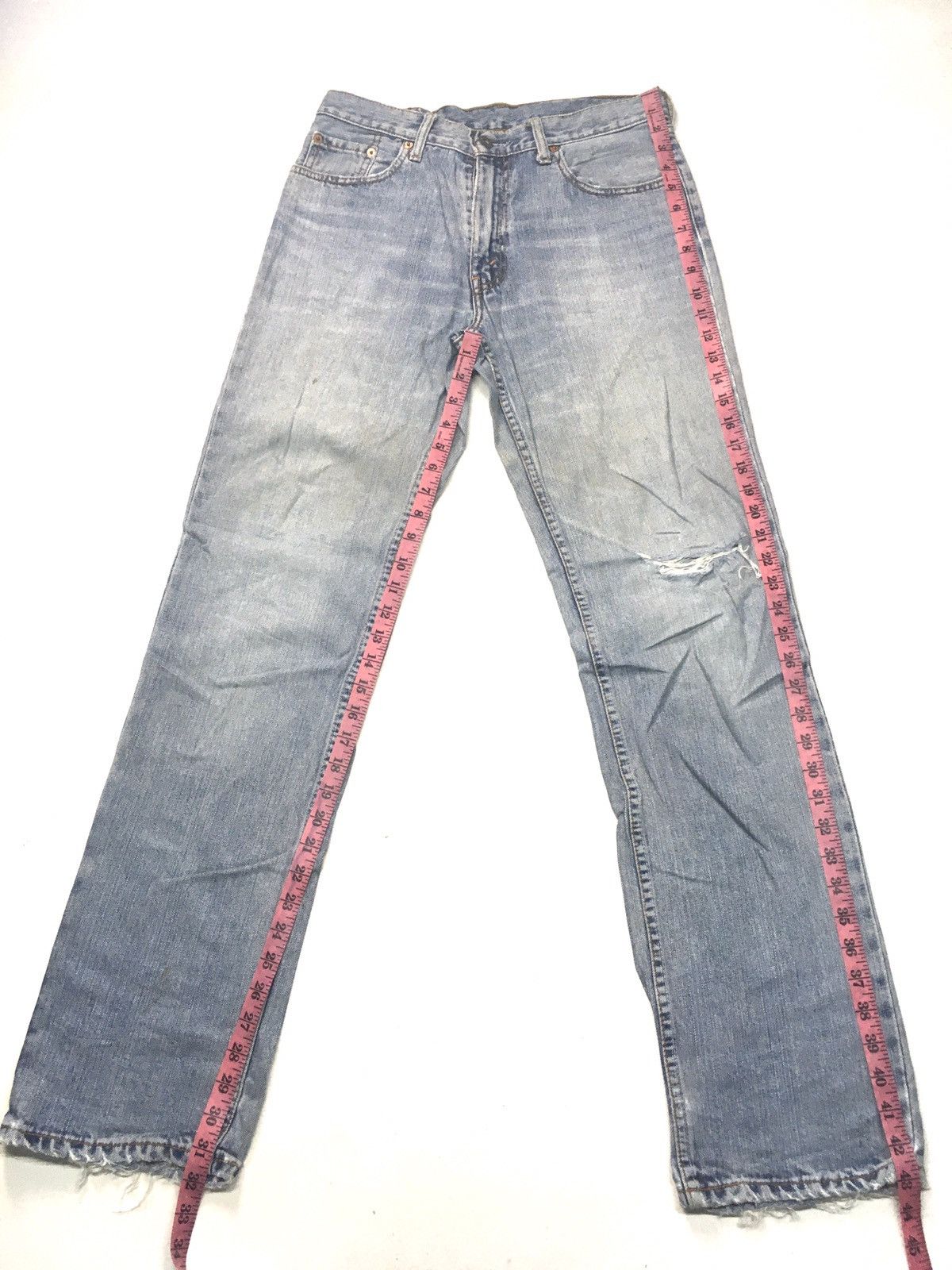Levi's × Vintage Vintage Levi’s lot 502 blue wash distressed denim Size US 30 / EU 46 - 2 Thumbnail