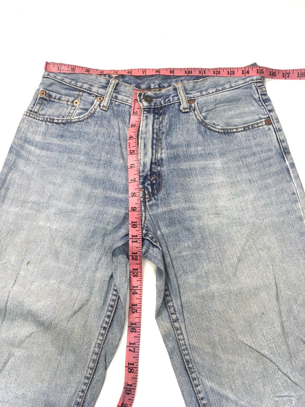 Levi's × Vintage Vintage Levi’s lot 502 blue wash distressed denim Size US 30 / EU 46 - 3 Thumbnail