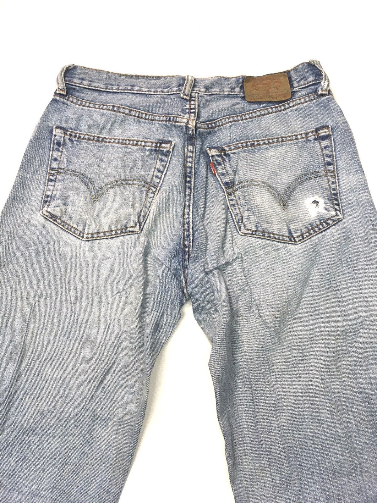 Levi's × Vintage Vintage Levi’s lot 502 blue wash distressed denim Size US 30 / EU 46 - 6 Thumbnail