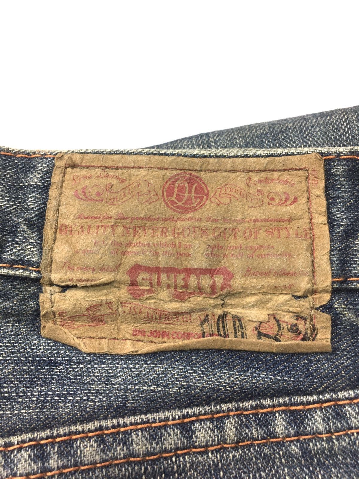 Japanese Brand × Vintage Vintage glheart distressed denim japan Size US 32 / EU 48 - 16 Thumbnail