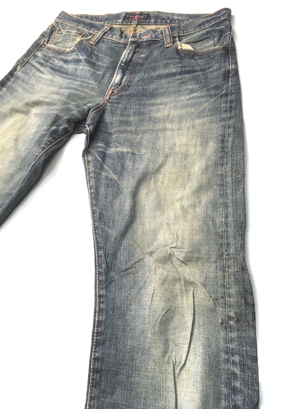 Japanese Brand × Vintage Vintage glheart distressed denim japan Size US 32 / EU 48 - 9 Thumbnail