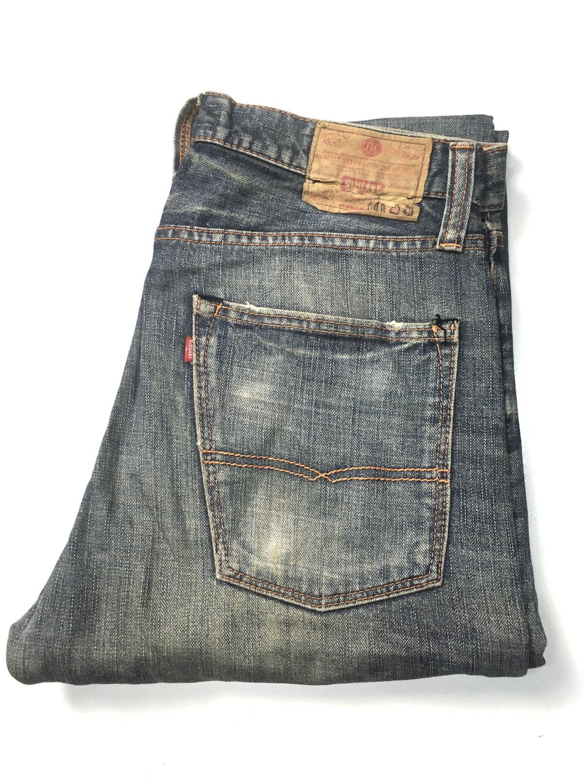 Japanese Brand × Vintage Vintage glheart distressed denim japan Size US 32 / EU 48 - 1 Thumbnail