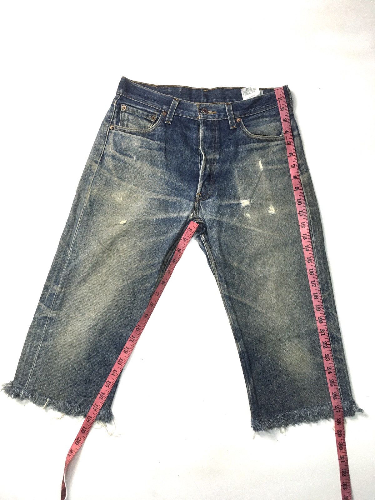Levi's Vintage Clothing × Vintage Vintage Levi’s 501 distressed jeans Size US 29 - 2 Thumbnail