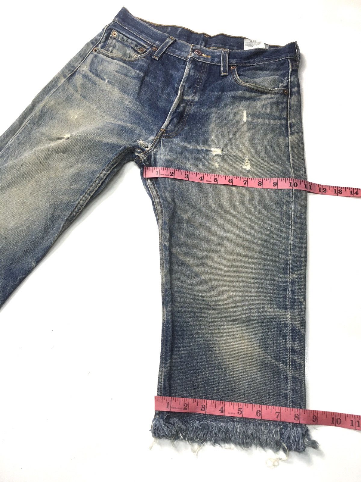 Levi's Vintage Clothing × Vintage Vintage Levi’s 501 distressed jeans Size US 29 - 4 Thumbnail