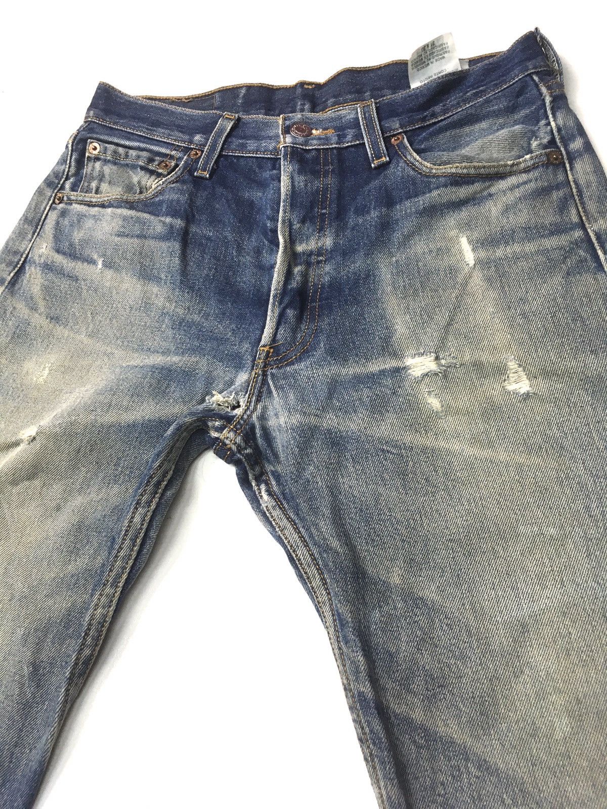 Levi's Vintage Clothing × Vintage Vintage Levi’s 501 distressed jeans Size US 29 - 11 Thumbnail