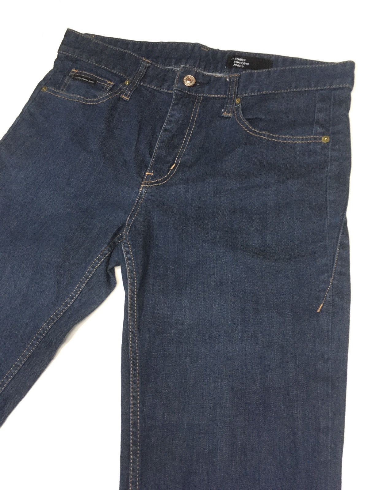 Codes Combine × Japanese Brand × Vintage Codes combine blue denim skinny fit Size US 32 / EU 48 - 5 Thumbnail