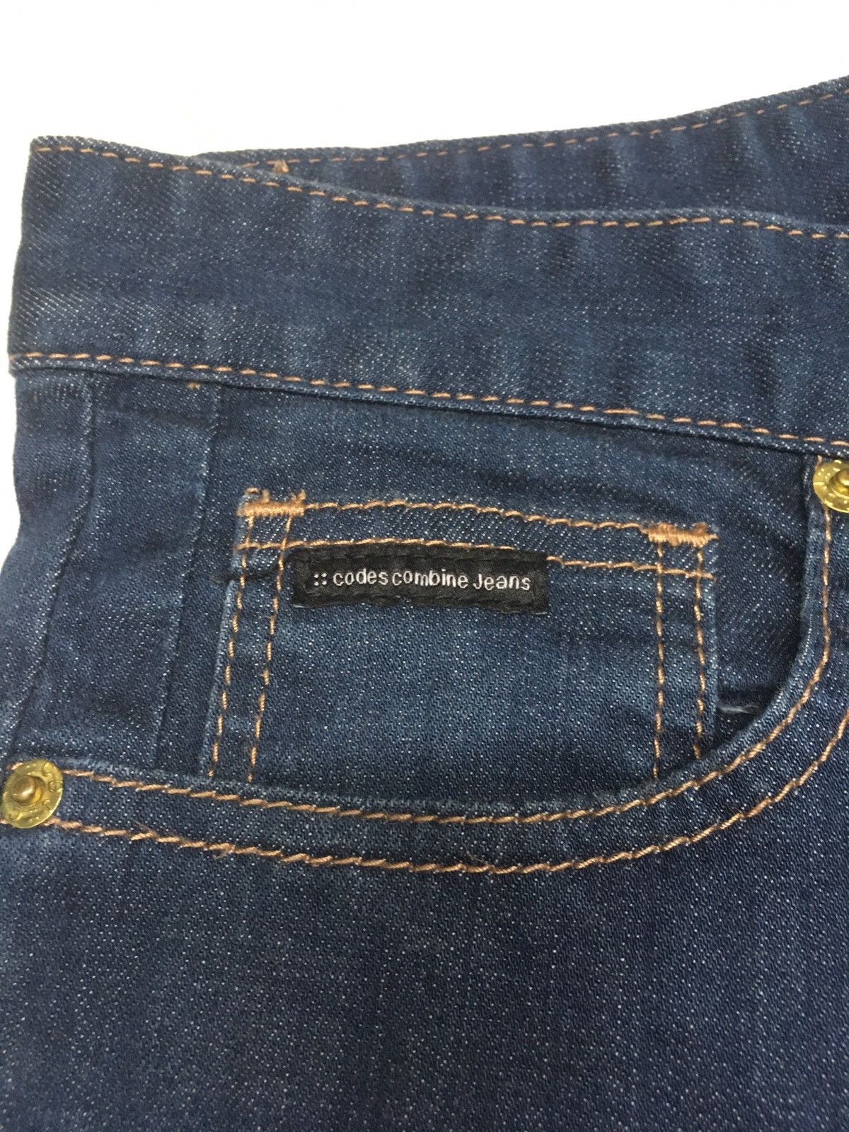 Codes Combine × Japanese Brand × Vintage Codes combine blue denim skinny fit Size US 32 / EU 48 - 12 Thumbnail