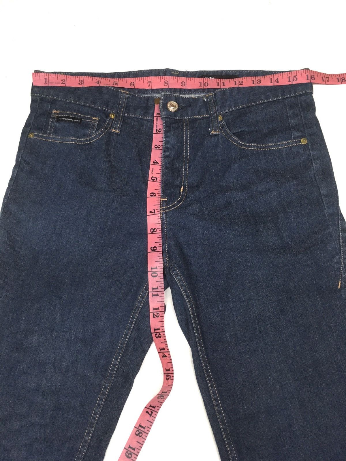 Codes Combine × Japanese Brand × Vintage Codes combine blue denim skinny fit Size US 32 / EU 48 - 3 Thumbnail