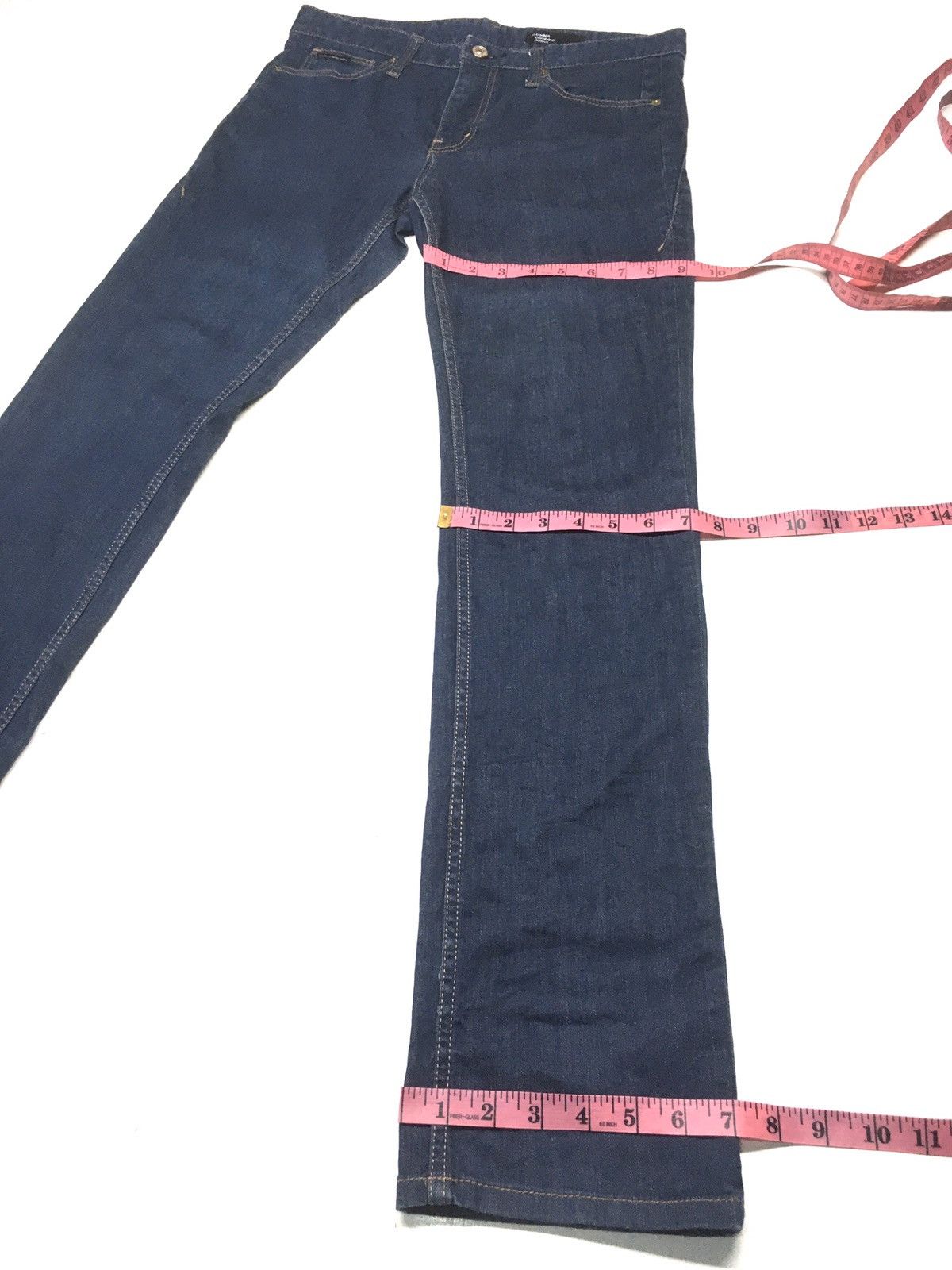 Codes Combine × Japanese Brand × Vintage Codes combine blue denim skinny fit Size US 32 / EU 48 - 4 Thumbnail