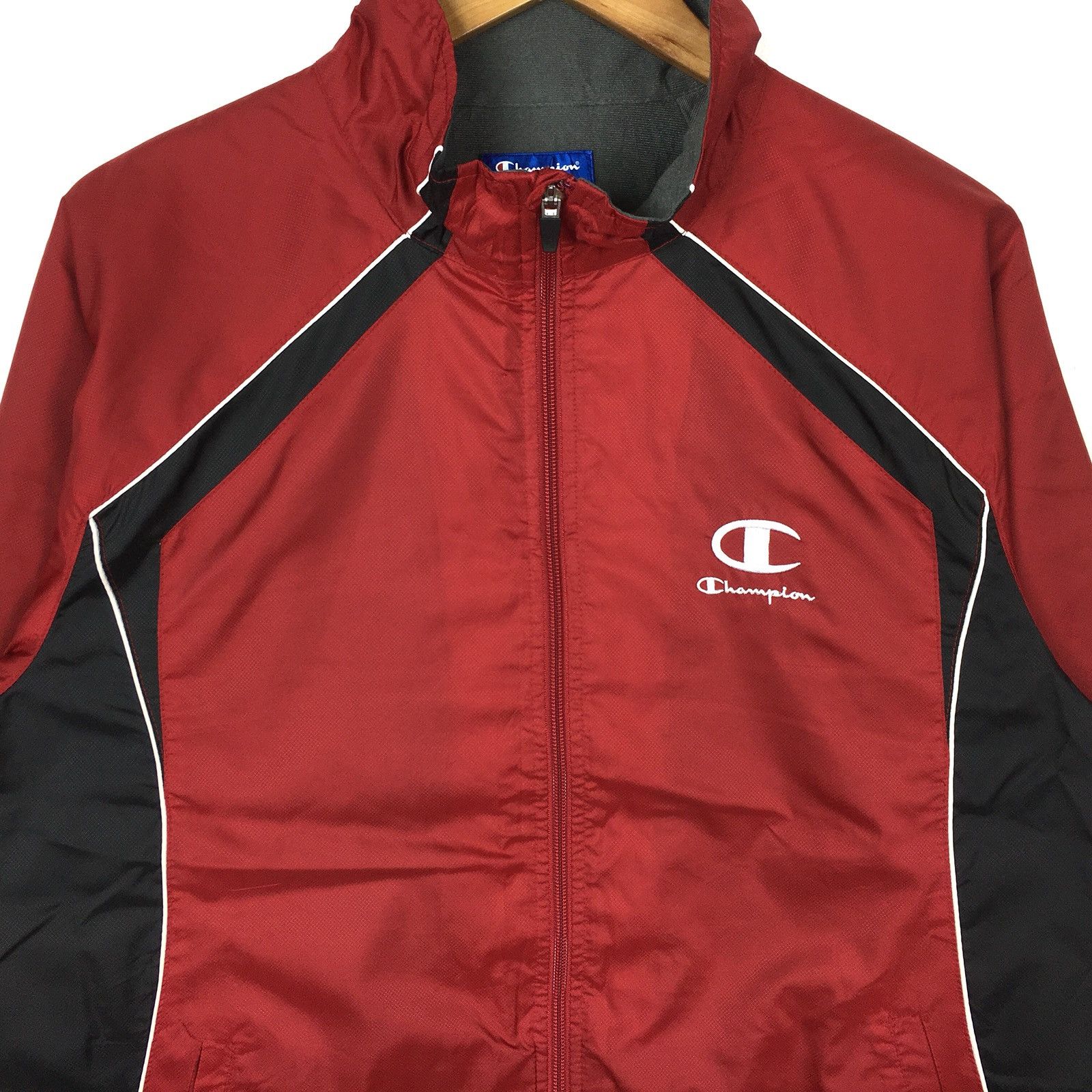 Champion Vintage CHAMPION Windbreaker Colour Two Tones Sweater Size US L / EU 52-54 / 3 - 3 Thumbnail