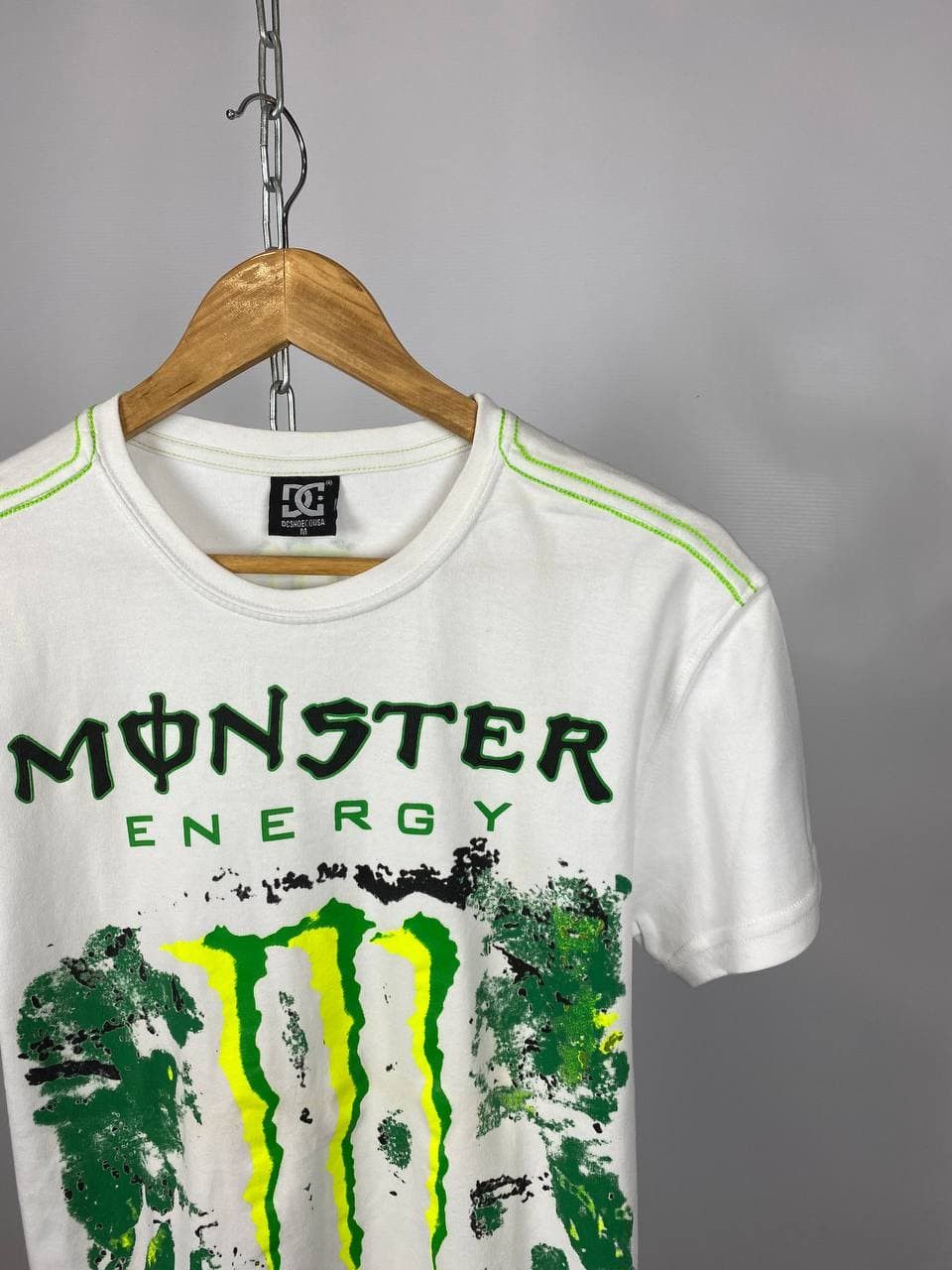 DC Monster vintage T-shirt white streetwear size M Size US S / EU 44-46 / 1 - 2 Thumbnail