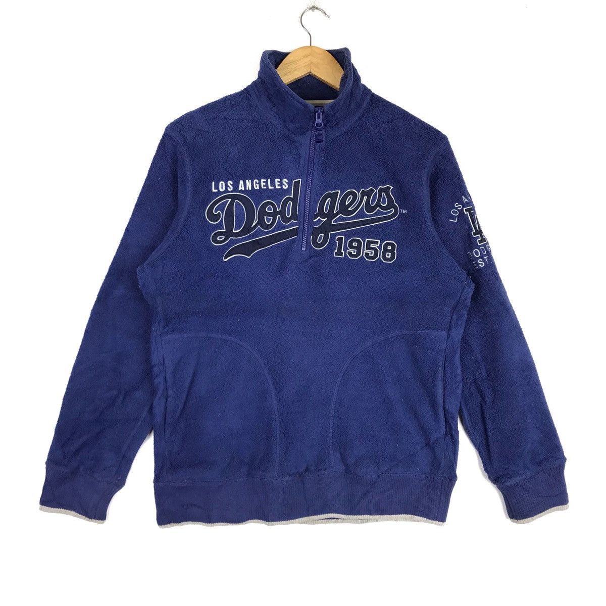 MLB Vintage LA DODGERS Fleece Los Angeles Major League Baseball Size US L / EU 52-54 / 3 - 1 Thumbnail
