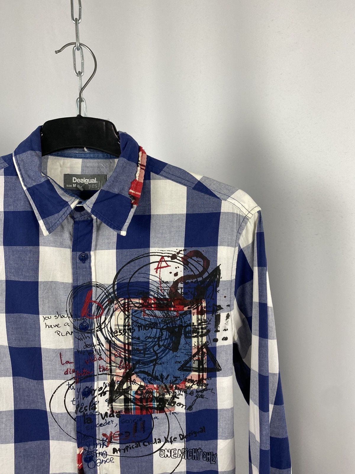 Desigual Desigual shirts long sleeve blue size M Size US M / EU 48-50 / 2 - 2 Thumbnail