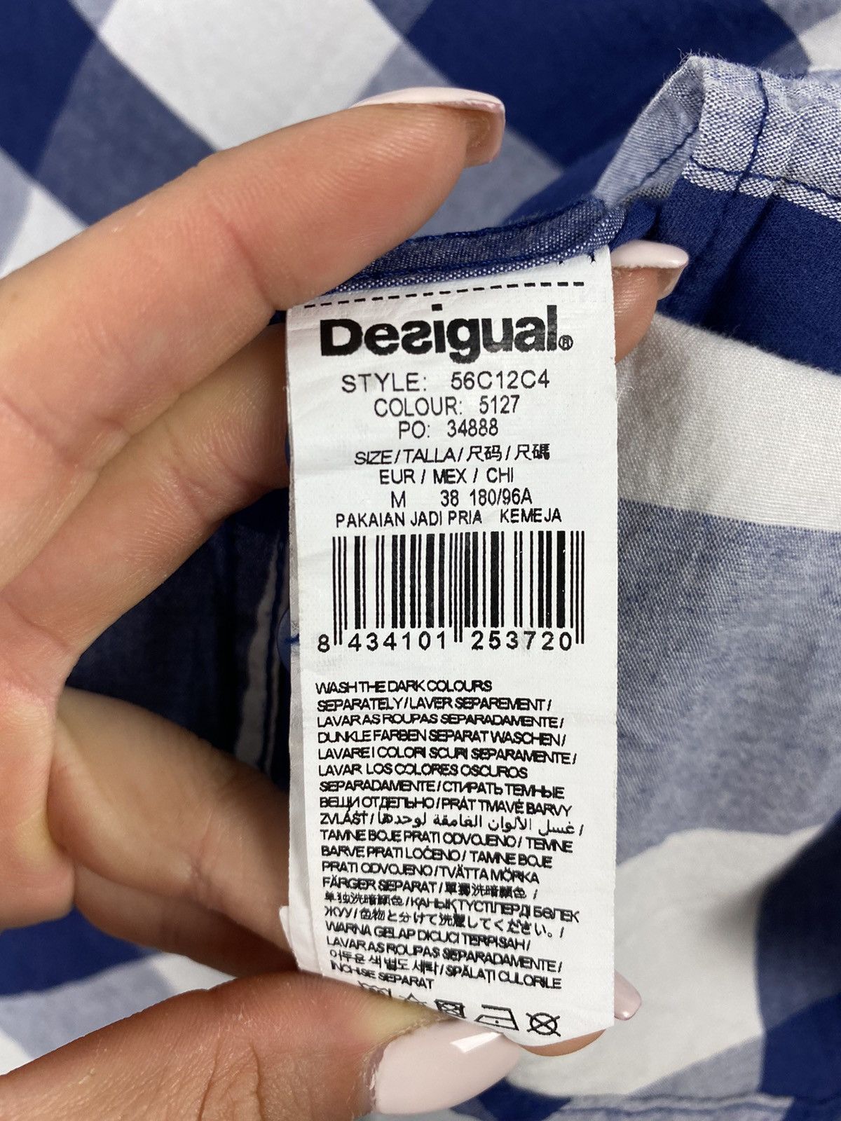 Desigual Desigual shirts long sleeve blue size M Size US M / EU 48-50 / 2 - 4 Thumbnail