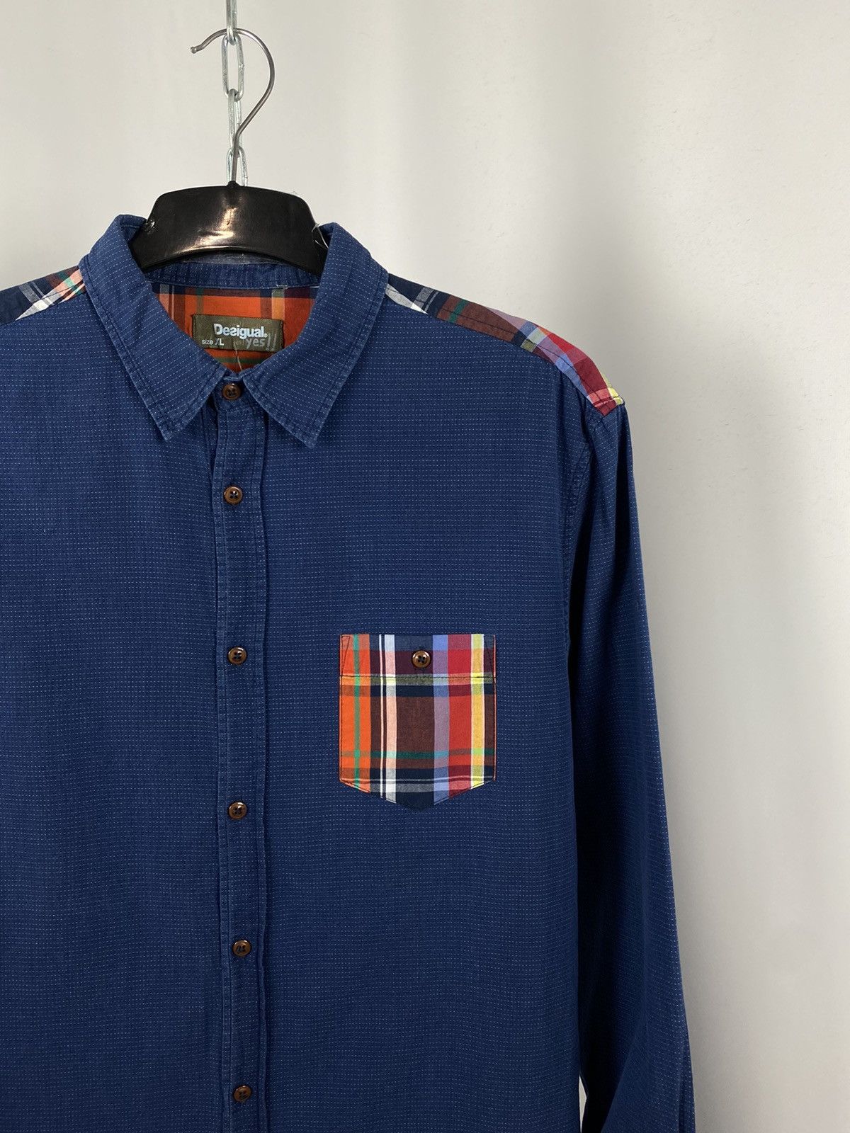 Desigual Desigual shirts long sleeve blue designer size XL Size US XL / EU 56 / 4 - 2 Thumbnail