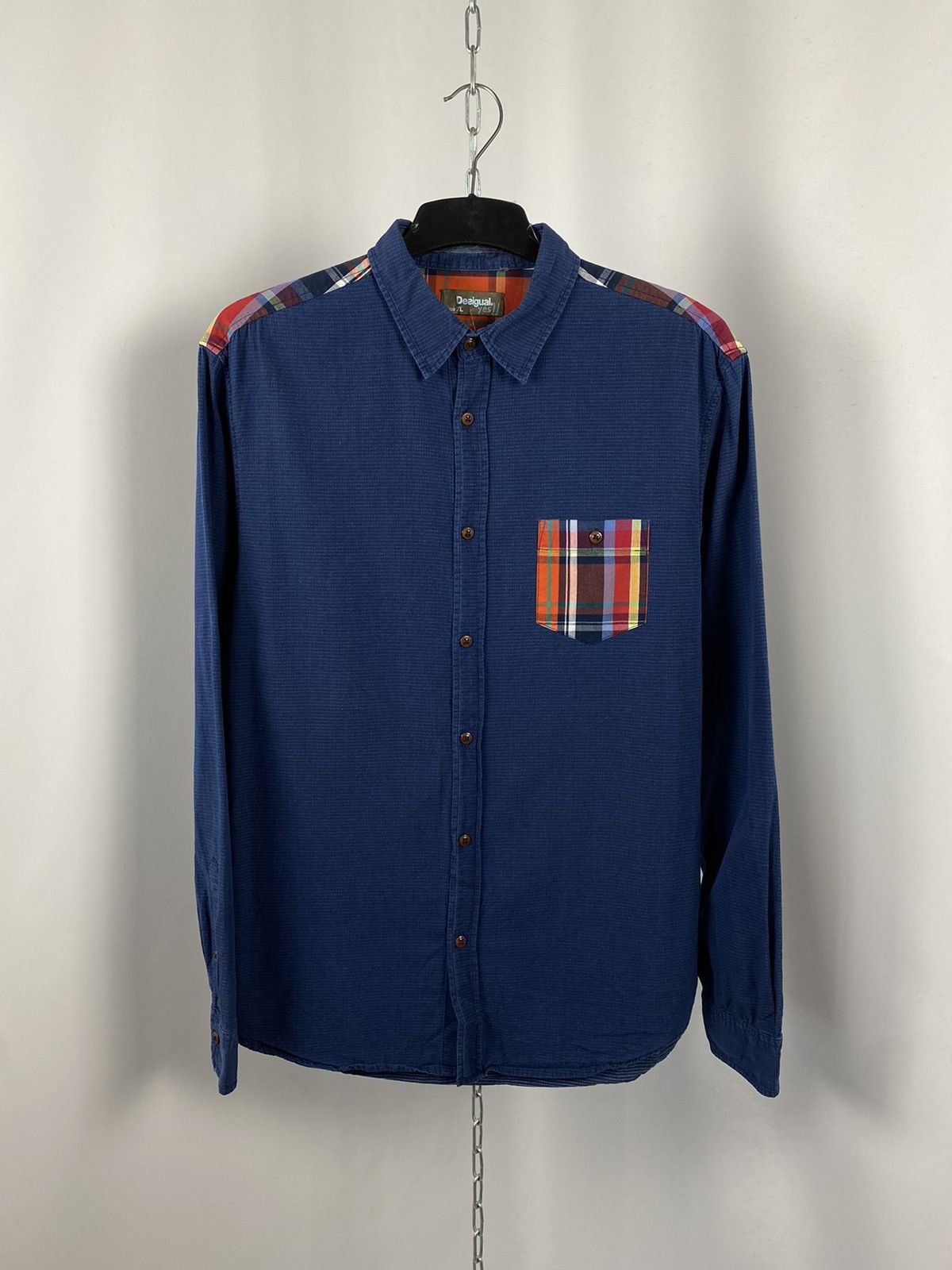 Desigual Desigual shirts long sleeve blue designer size XL Size US XL / EU 56 / 4 - 1 Thumbnail
