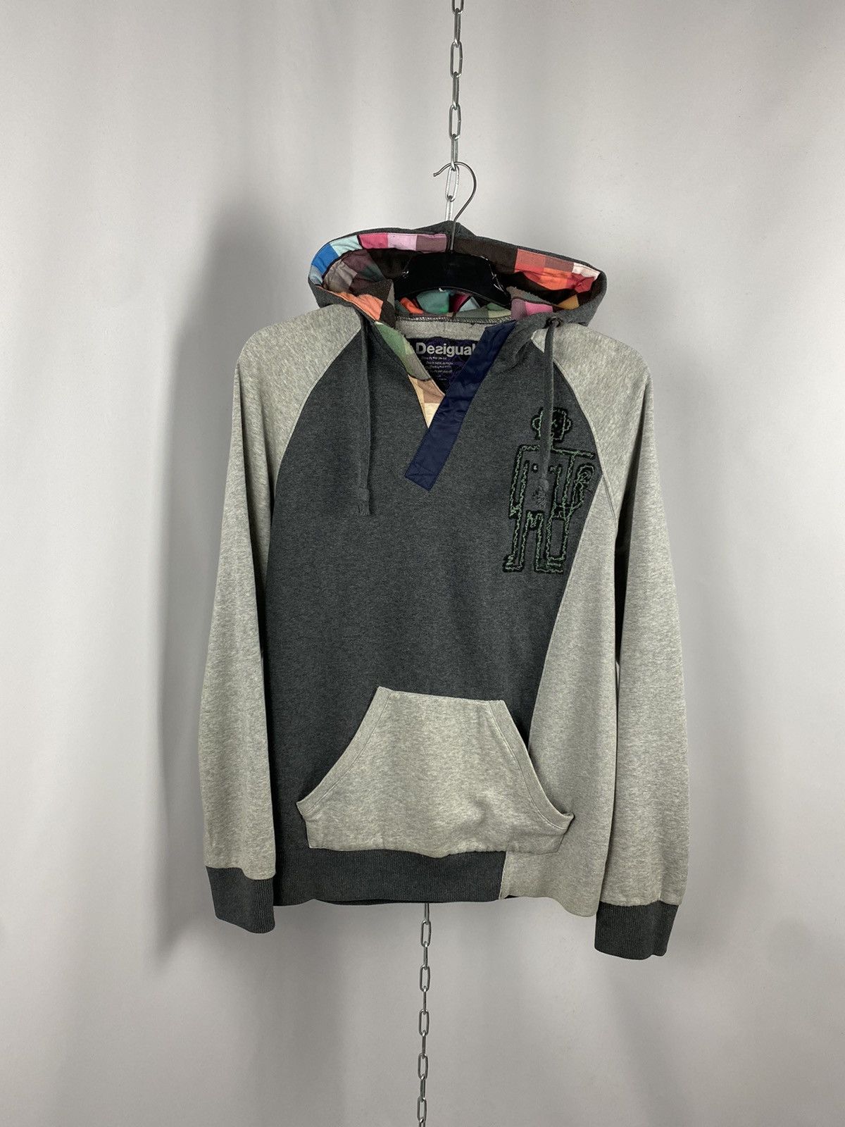 Desigual Desigual hoodie designer streetwear gray size L Size US L / EU 52-54 / 3 - 1 Thumbnail