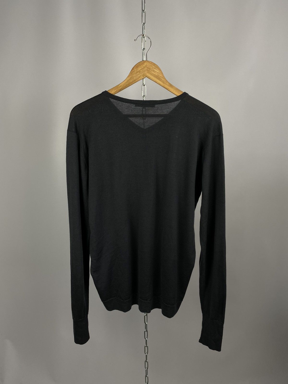 John Smedley John Smedley sweater luxury streetwear grey size L Size US L / EU 52-54 / 3 - 5 Thumbnail