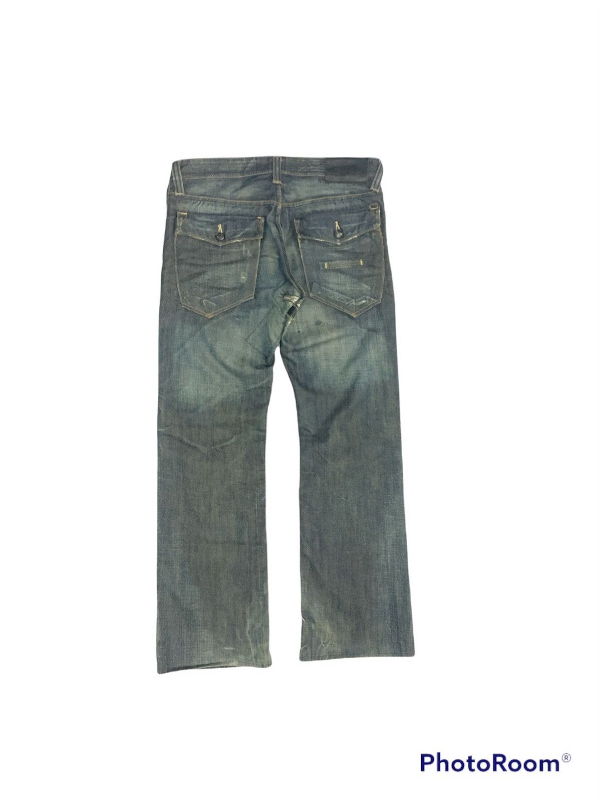 Japanese Brand Japanbrand Fit & Lad by H&M Distressed Ripped Denim Size US 34 / EU 50 - 5 Thumbnail