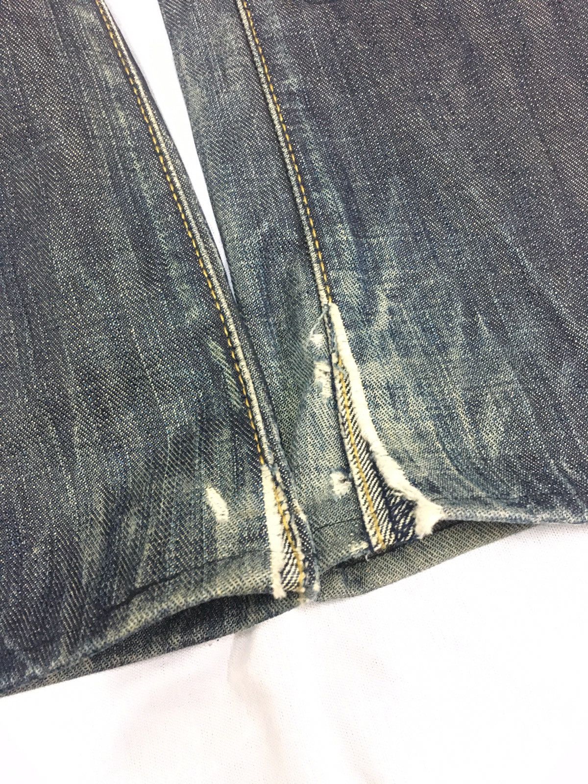 Japanese Brand Japanbrand Fit & Lad by H&M Distressed Ripped Denim Size US 34 / EU 50 - 8 Thumbnail