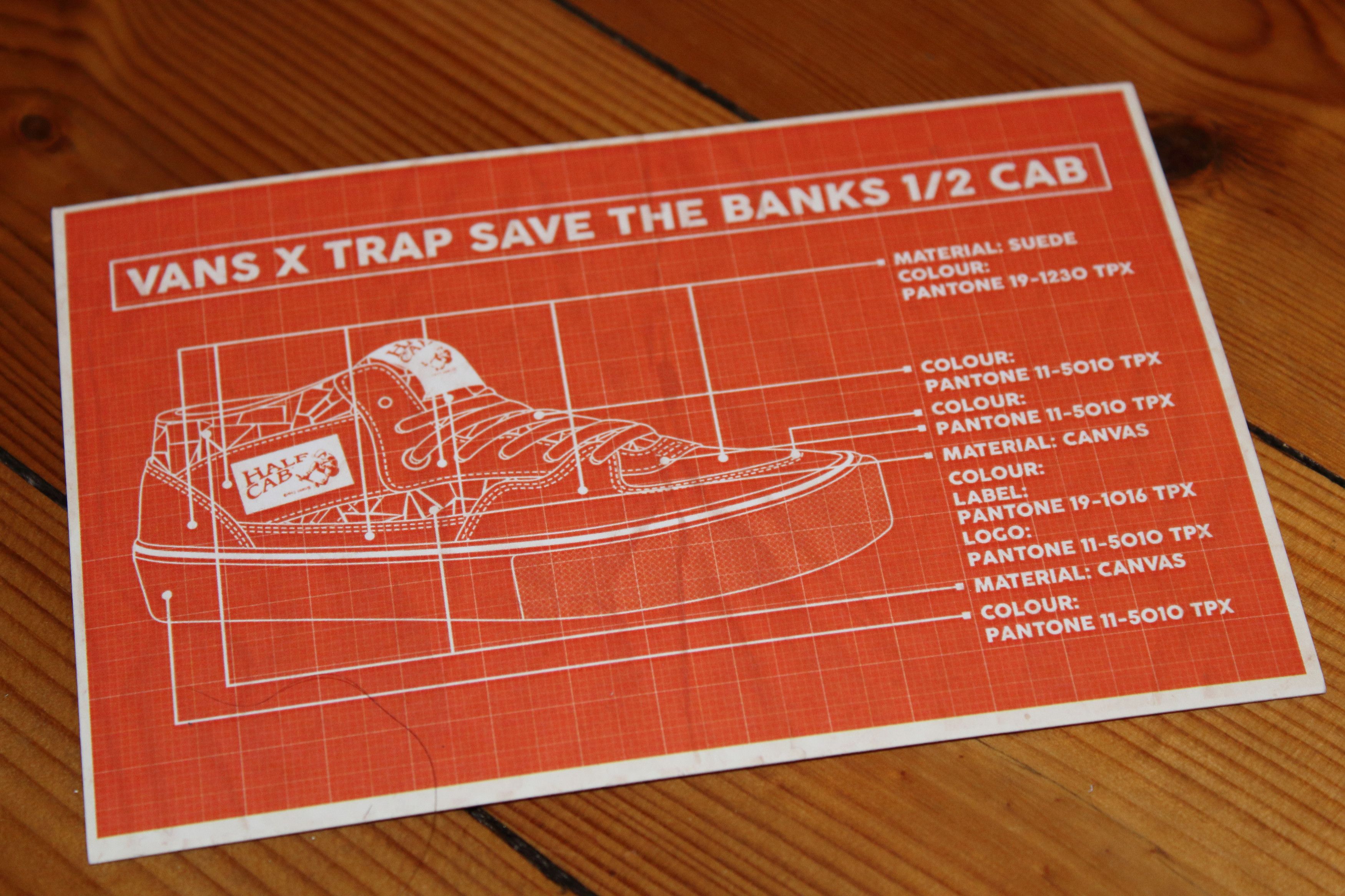 Vans Vans x Trap Save The Banks 1/2 Cab Half Cab US9.5 Size US 9.5 / EU 42-43 - 5 Thumbnail