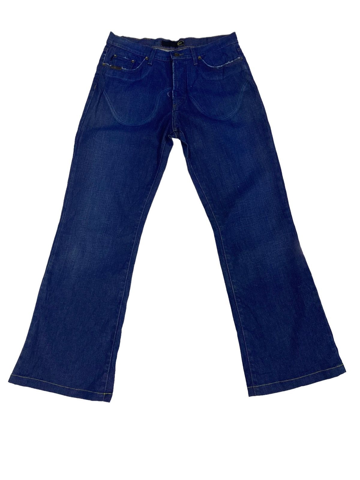 Roberto Cavalli Rare JUST CAVALLI indigo blue flared denim Size 30" / US 8 / IT 44 - 1 Thumbnail