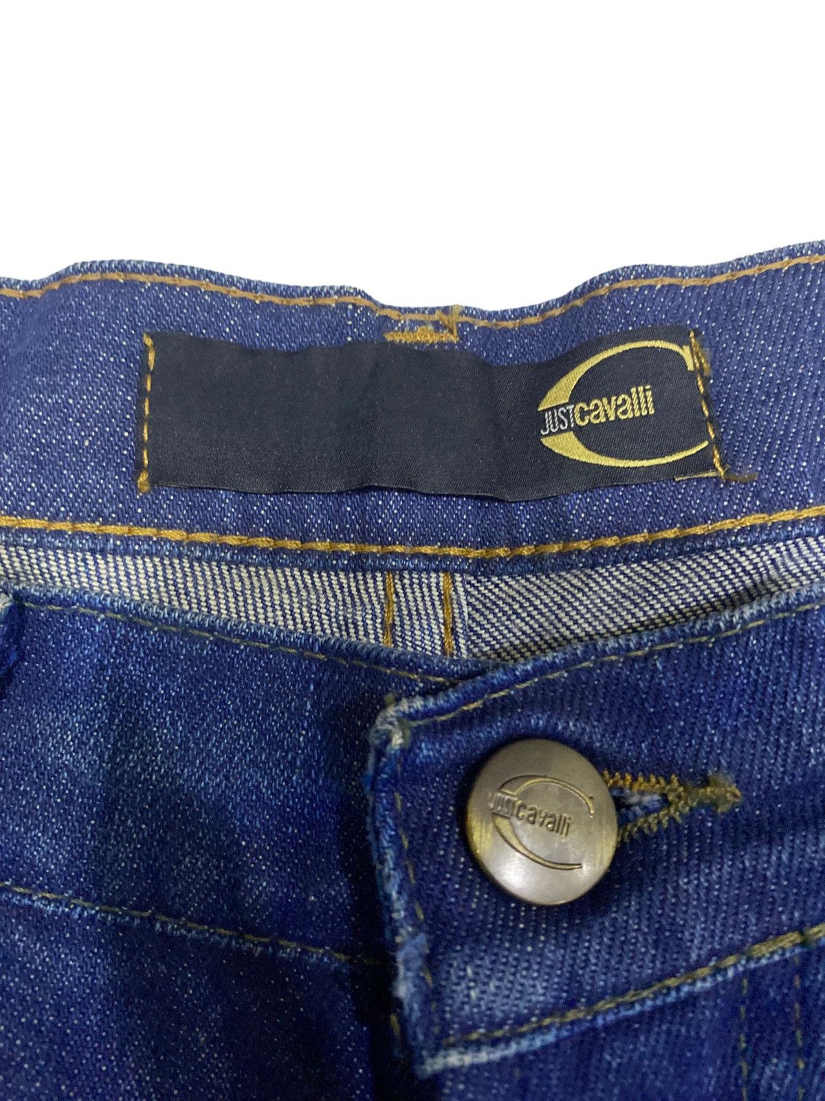 Roberto Cavalli Rare JUST CAVALLI indigo blue flared denim Size 30" / US 8 / IT 44 - 6 Thumbnail