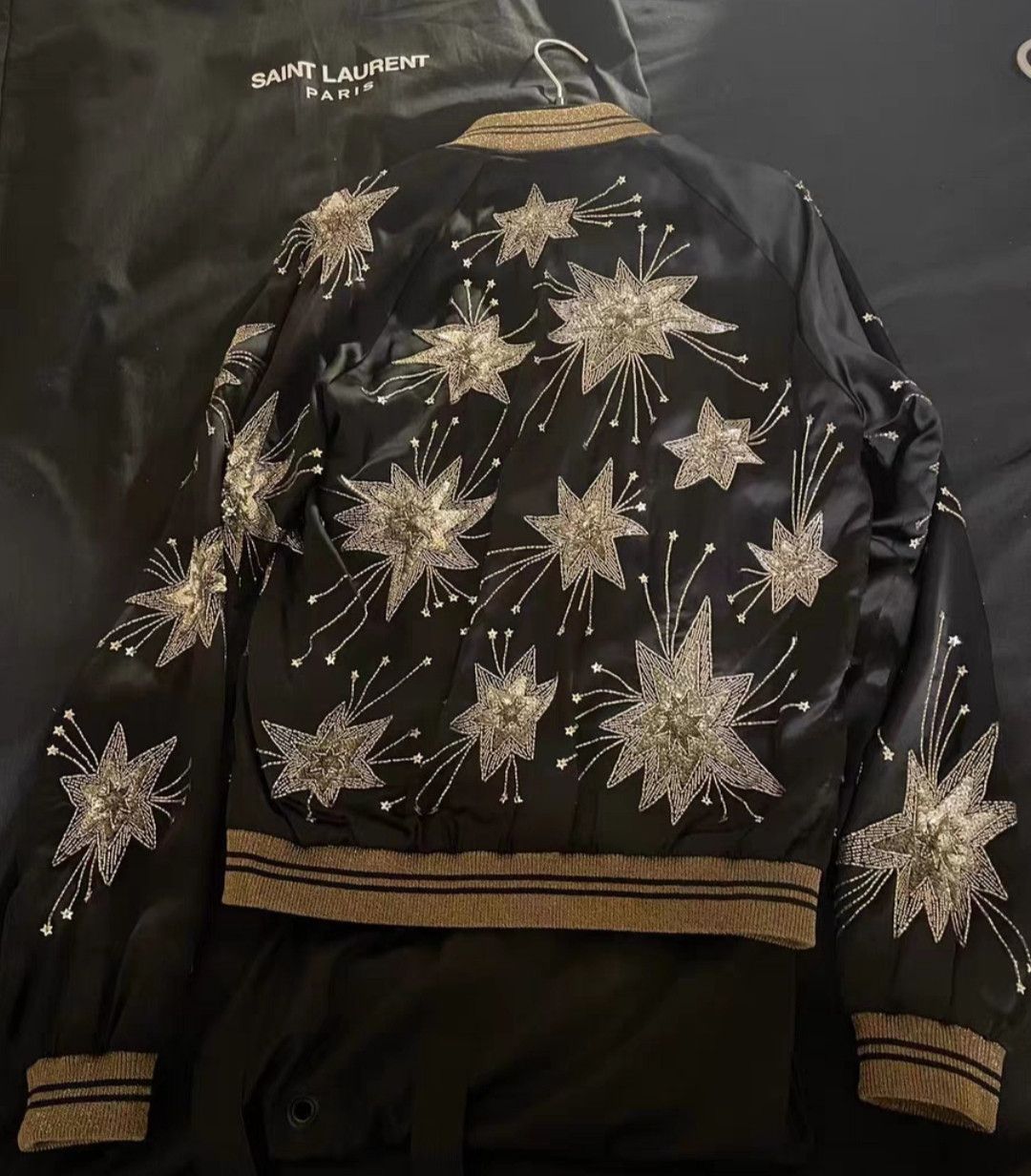 Saint Laurent Paris Saint Laurent 15Hedi black firework jacket Size US S / EU 44-46 / 1 - 1 Thumbnail