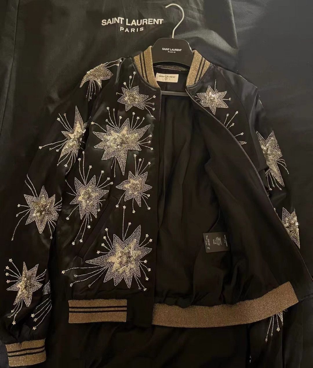 Saint Laurent Paris Saint Laurent 15Hedi black firework jacket Size US S / EU 44-46 / 1 - 2 Thumbnail