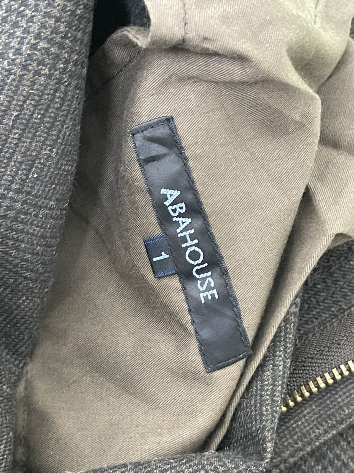 Japanese Brand Abahouse Cargo Pant Wool Blended Plaid Loose 3🟦7 Size US 30 / EU 46 - 18 Thumbnail