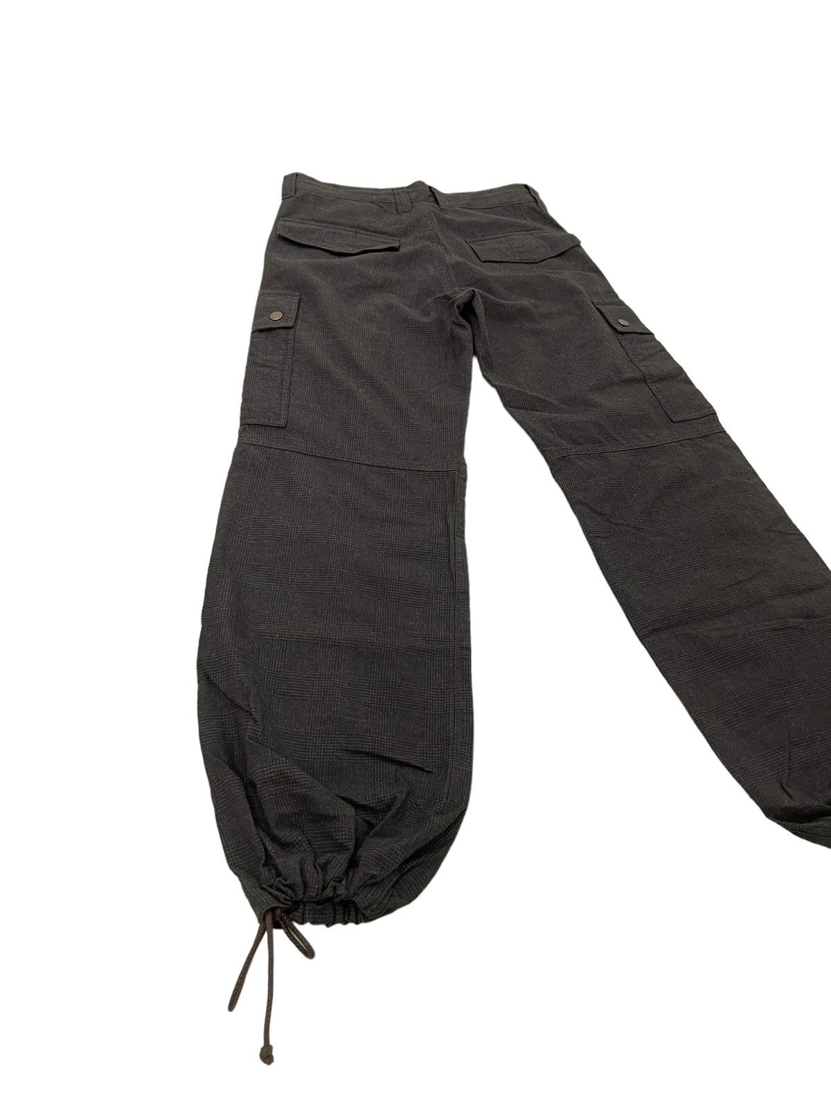 Japanese Brand Abahouse Cargo Pant Wool Blended Plaid Loose 3🟦7 Size US 30 / EU 46 - 11 Thumbnail