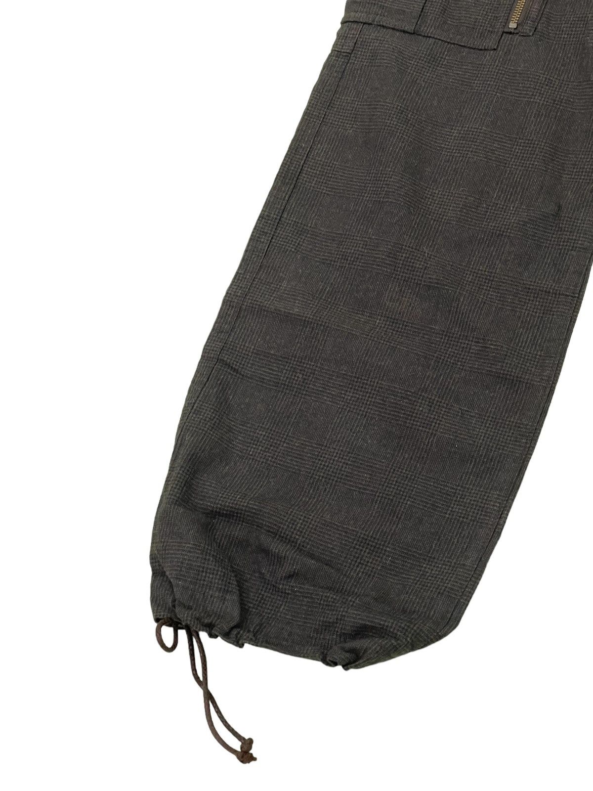 Japanese Brand Abahouse Cargo Pant Wool Blended Plaid Loose 3🟦7 Size US 30 / EU 46 - 5 Thumbnail