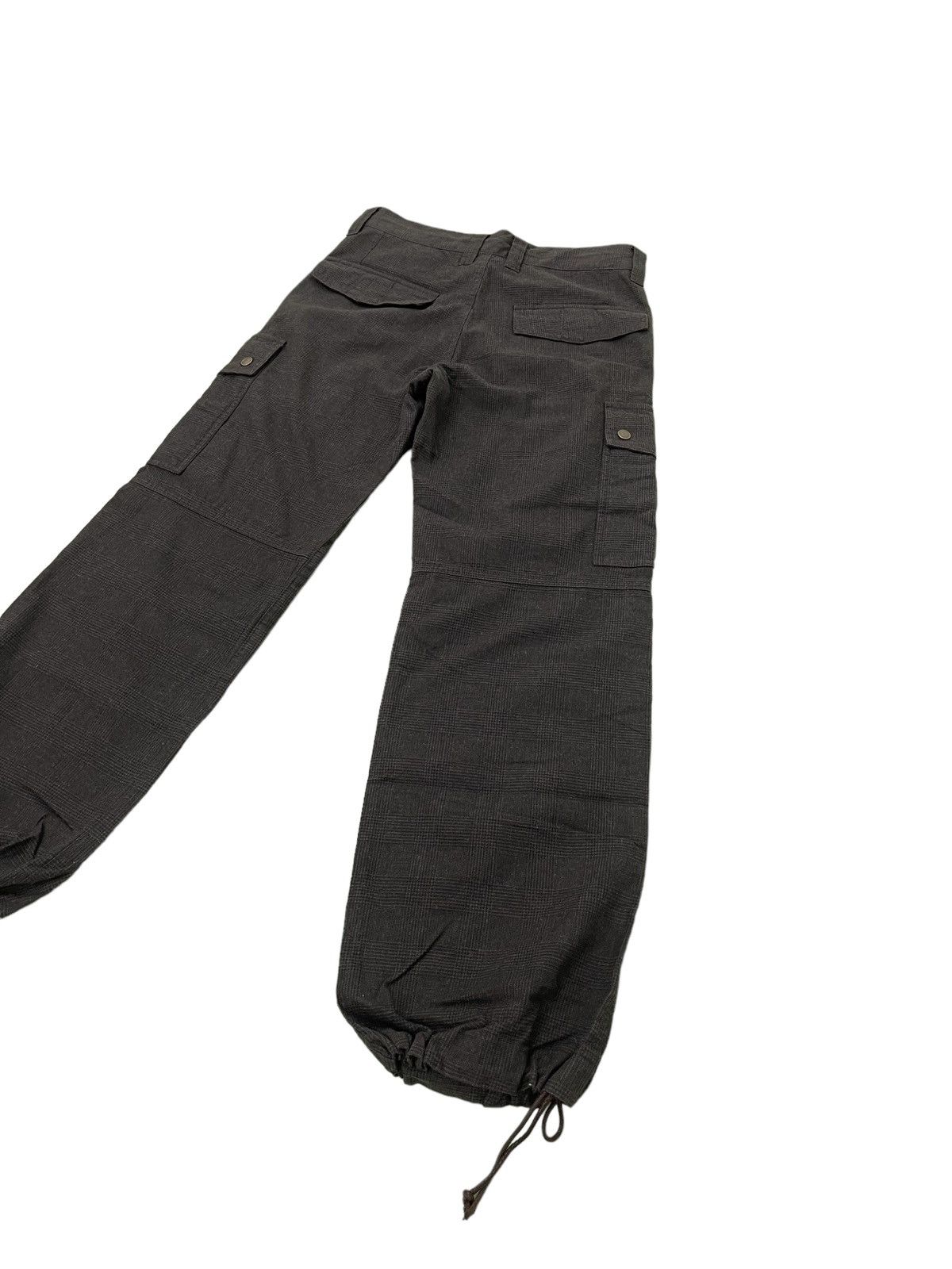 Japanese Brand Abahouse Cargo Pant Wool Blended Plaid Loose 3🟦7 Size US 30 / EU 46 - 12 Thumbnail