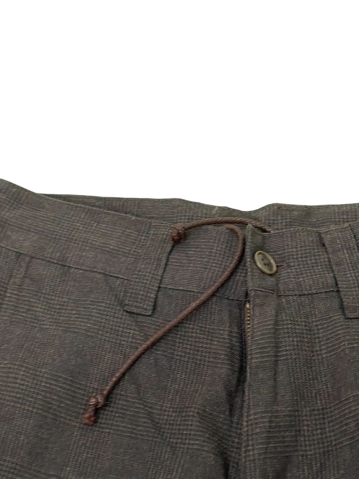 Japanese Brand Abahouse Cargo Pant Wool Blended Plaid Loose 3🟦7 Size US 30 / EU 46 - 9 Thumbnail