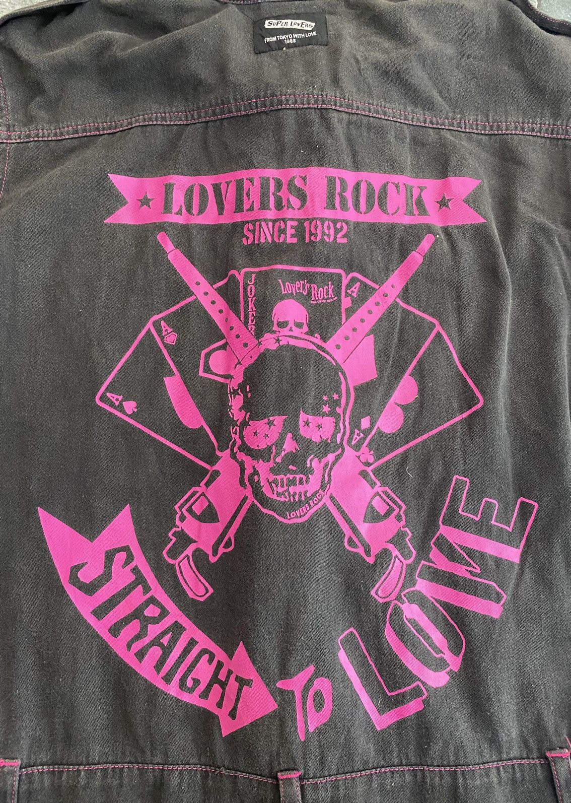 Band Tees × Japanese Brand 🔥SUPER LOVER x THE CLASH punk Straight To Love coverall Size US L / EU 52-54 / 3 - 2 Thumbnail