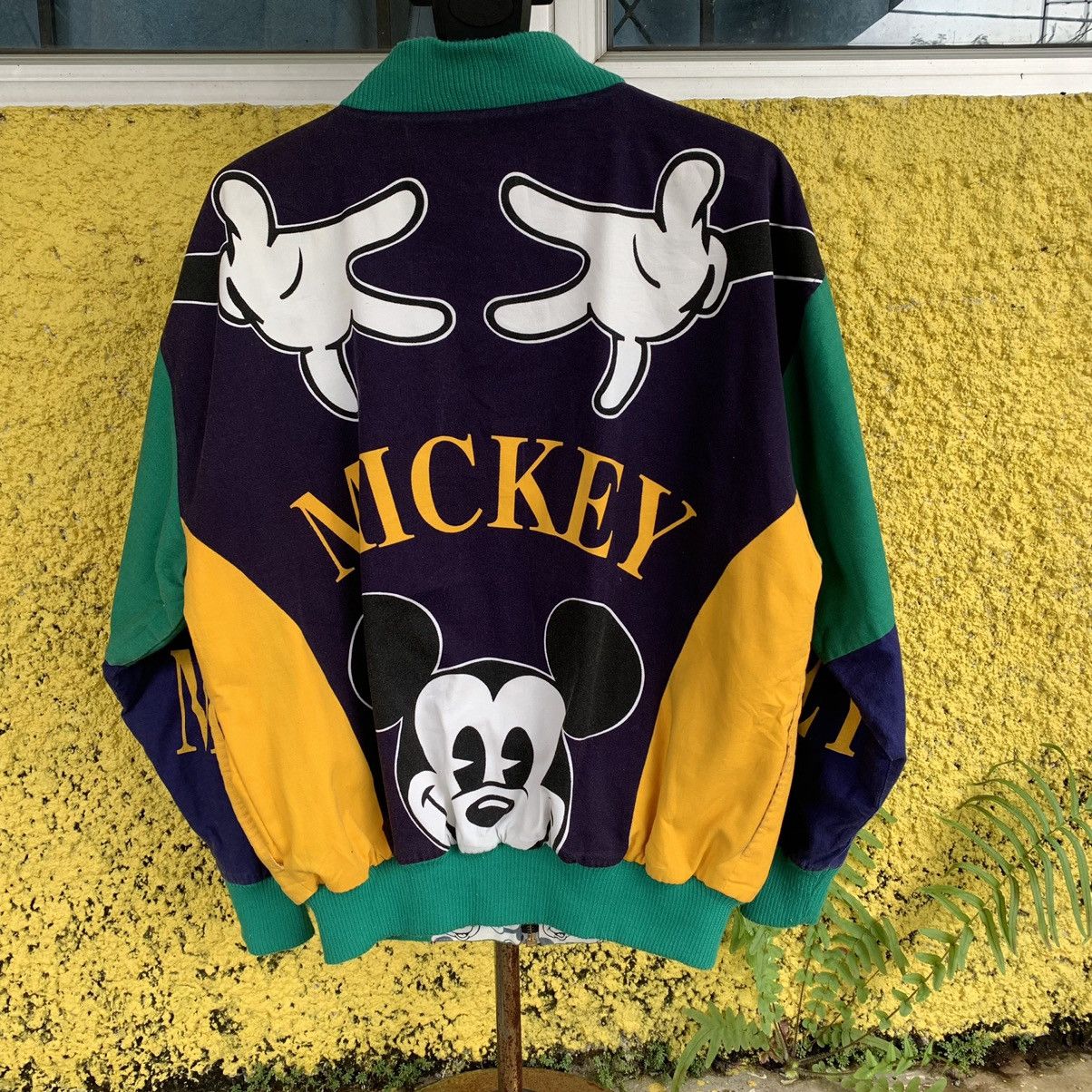Disney Mickey Mouse vintage reversible bomber style ovp jacket Size US M / EU 48-50 / 2 - 4 Thumbnail