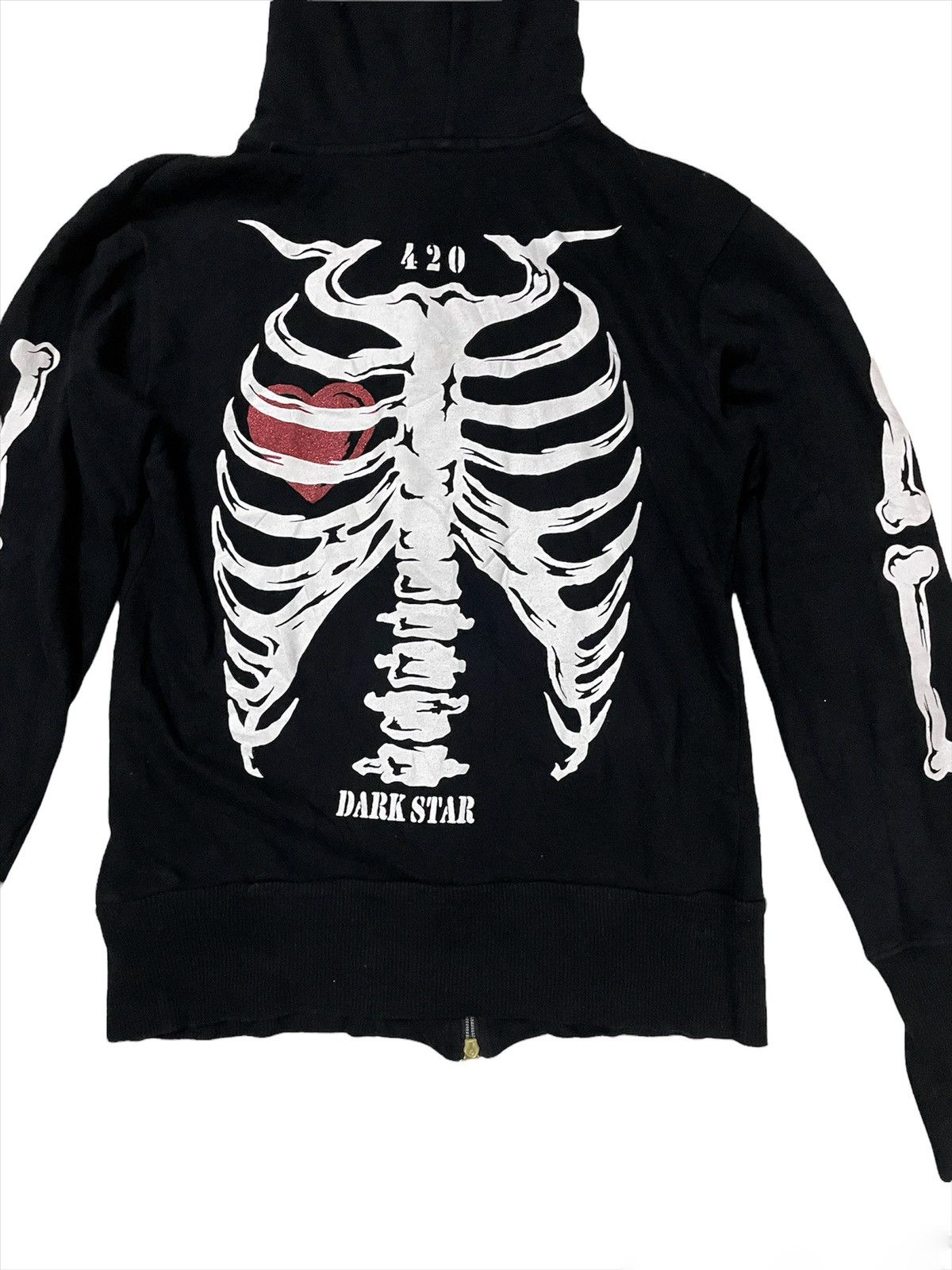 Designer × LRG × Seditionaries ☠️Dangerous Warning Skeletons Full Zip Hoodie Size US M / EU 48-50 / 2 - 6 Thumbnail